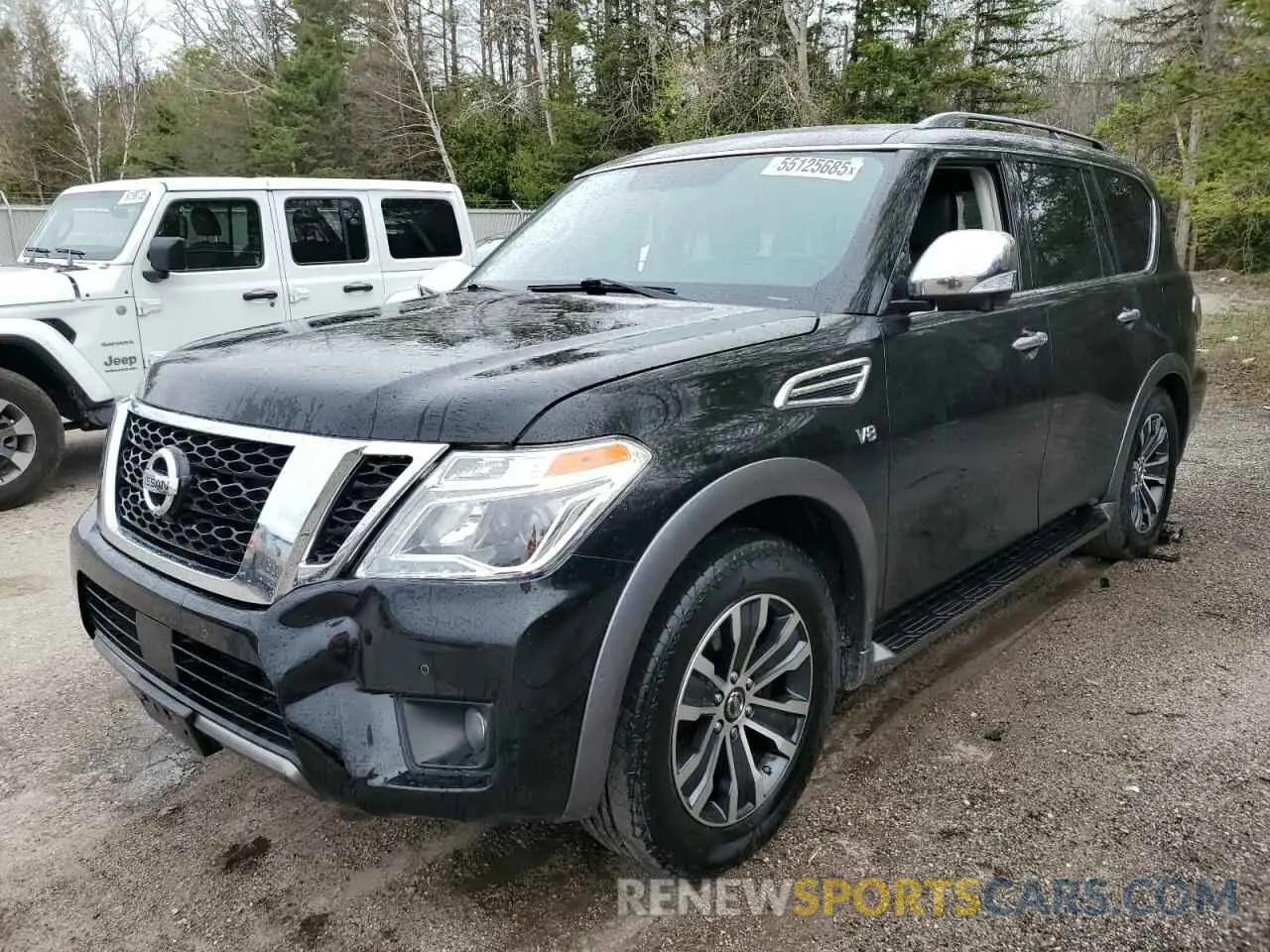 1 Photograph of a damaged car JN8AY2NC5L9621606 NISSAN ARMADA 2020