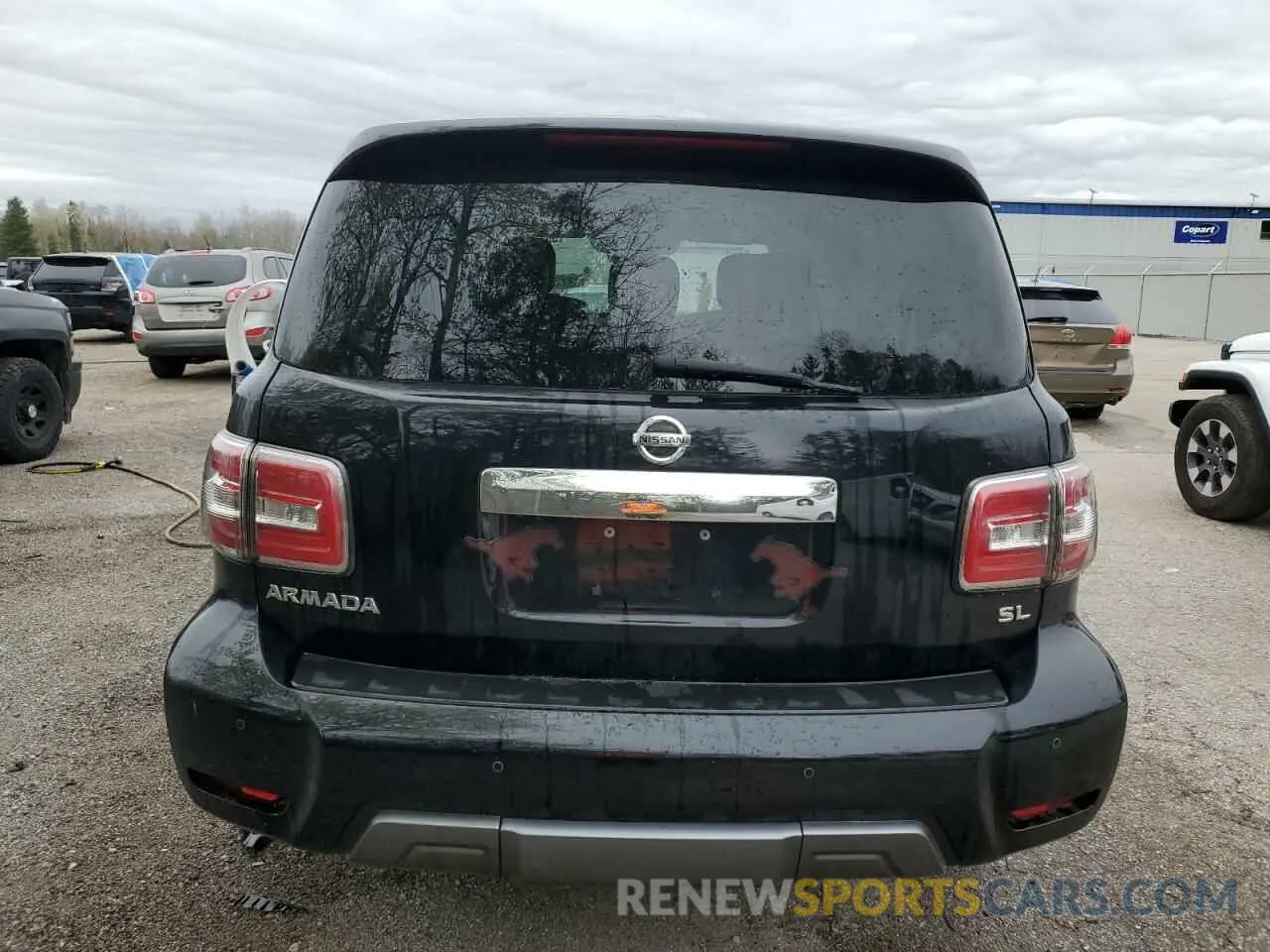 6 Photograph of a damaged car JN8AY2NC5L9621606 NISSAN ARMADA 2020