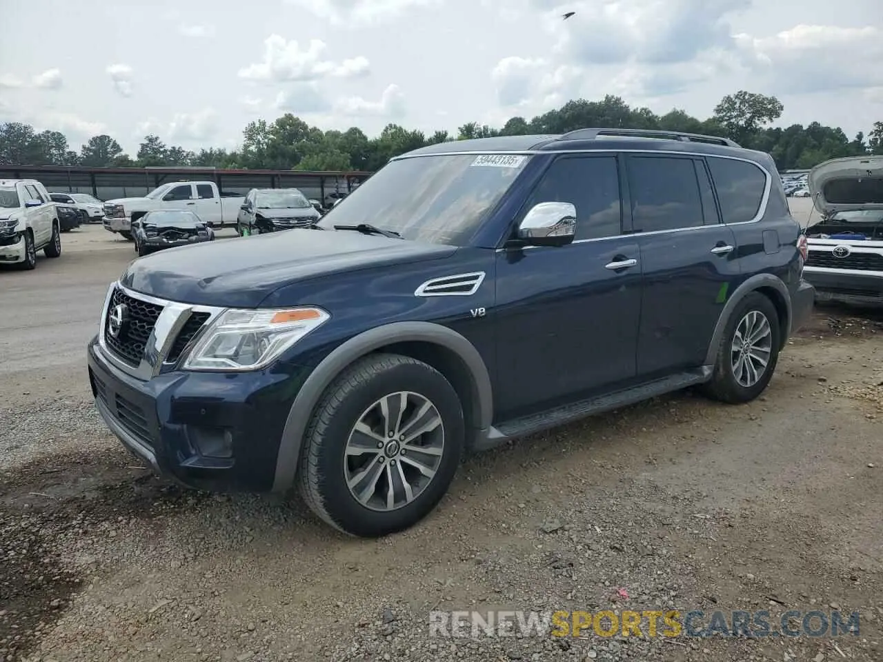 1 Photograph of a damaged car JN8AY2NC5LX518908 NISSAN ARMADA 2020