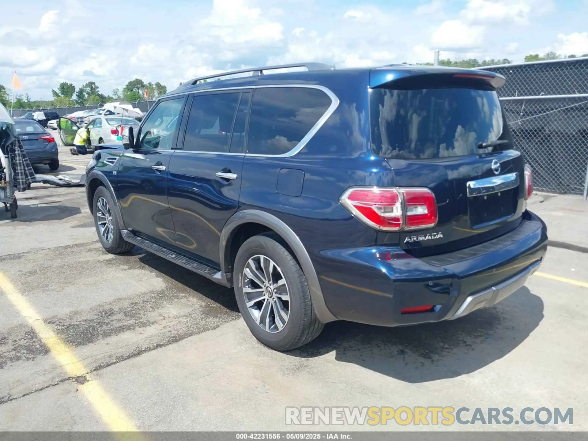 3 Photograph of a damaged car JN8AY2NC6L9615068 NISSAN ARMADA 2020