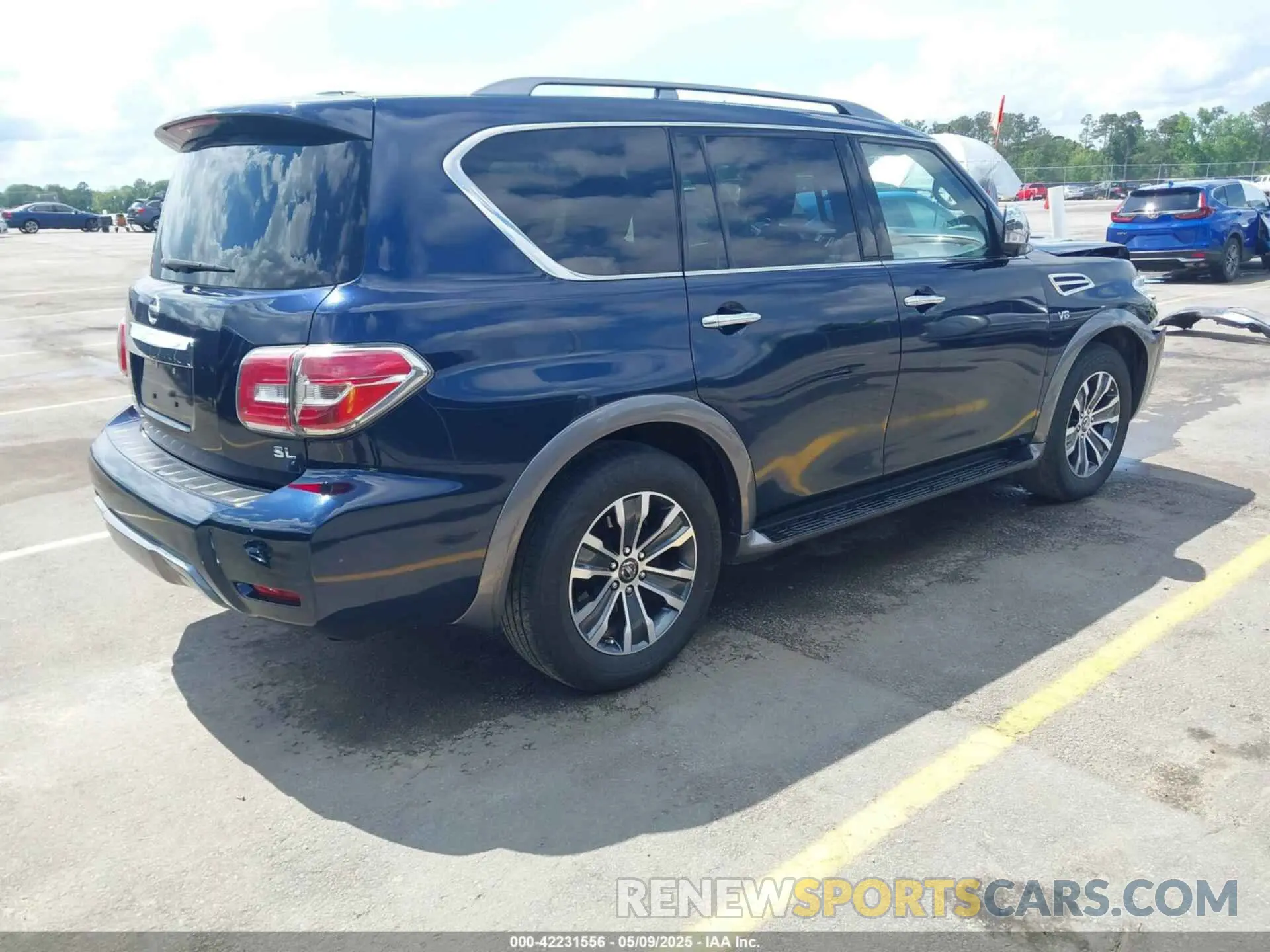 4 Photograph of a damaged car JN8AY2NC6L9615068 NISSAN ARMADA 2020