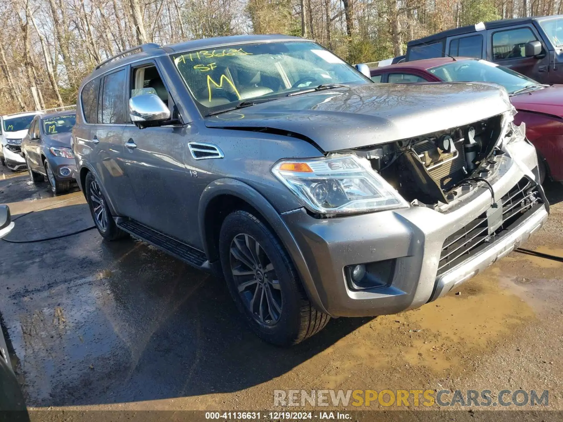 1 Photograph of a damaged car JN8AY2NC6LX516391 NISSAN ARMADA 2020