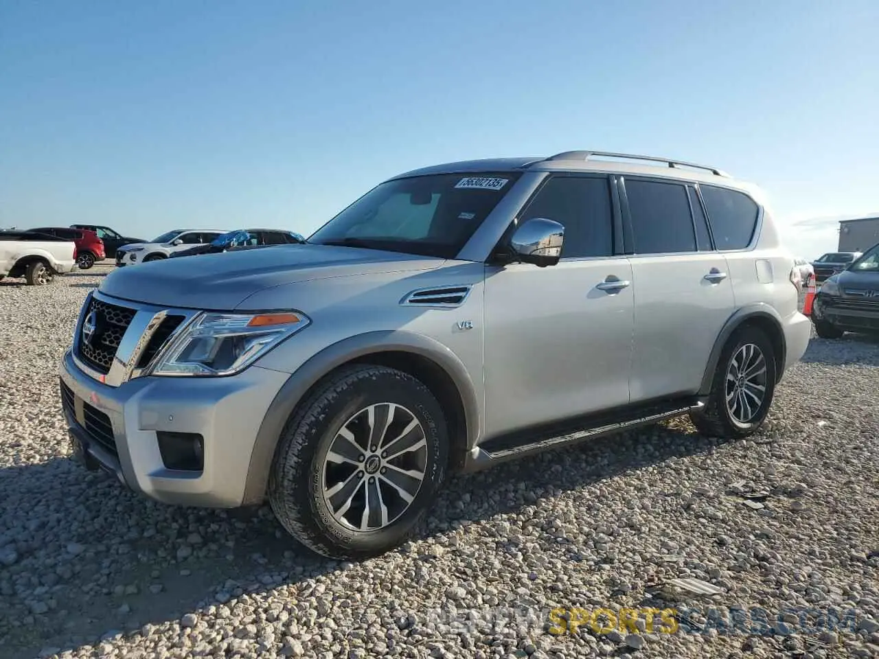 1 Photograph of a damaged car JN8AY2NC7LX516562 NISSAN ARMADA 2020