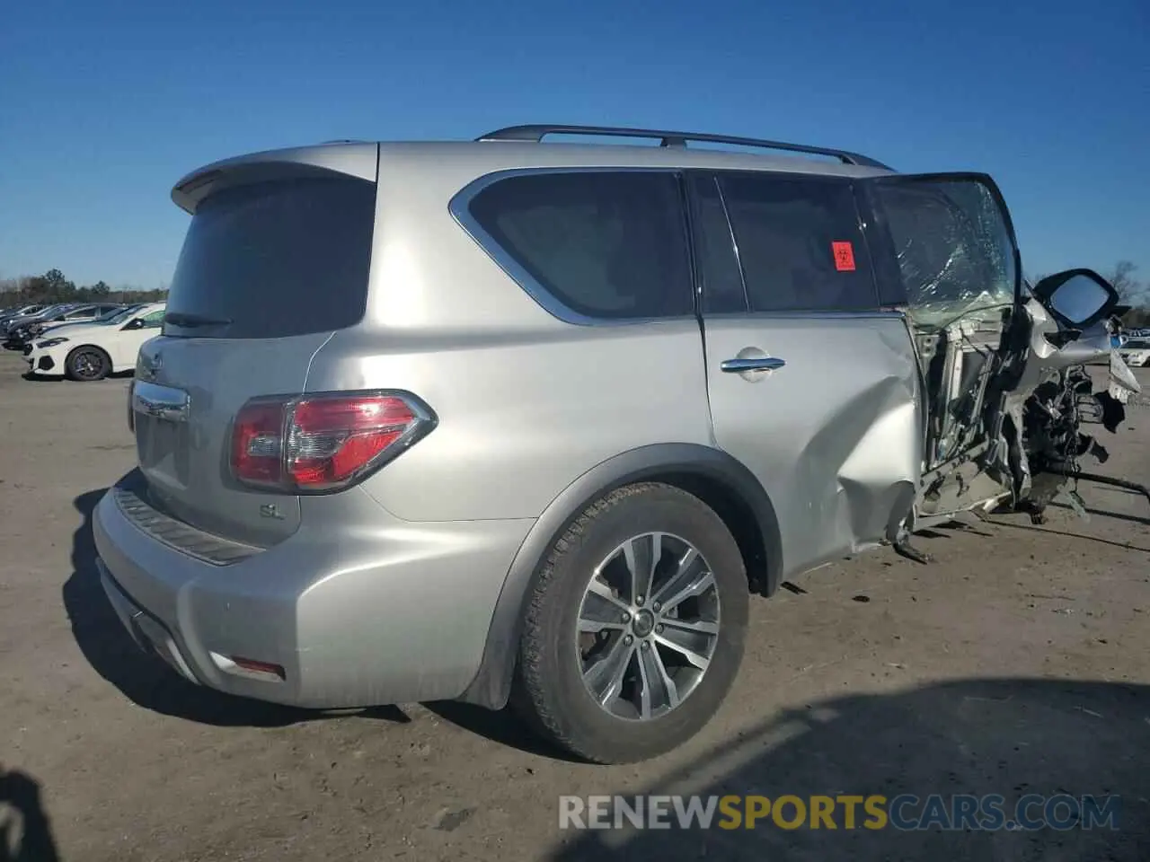 3 Photograph of a damaged car JN8AY2NC8L9615525 NISSAN ARMADA 2020