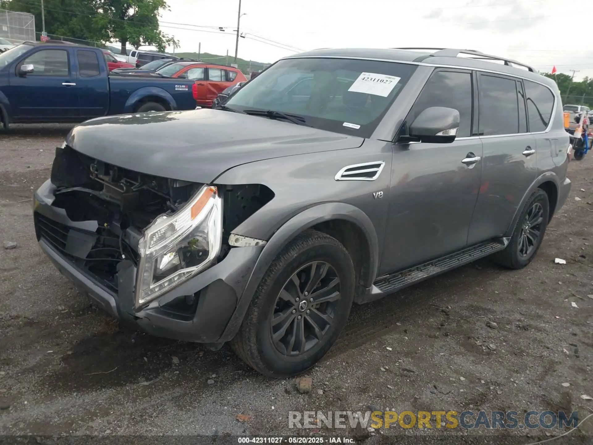 2 Photograph of a damaged car JN8AY2ND0L9105632 NISSAN ARMADA 2020