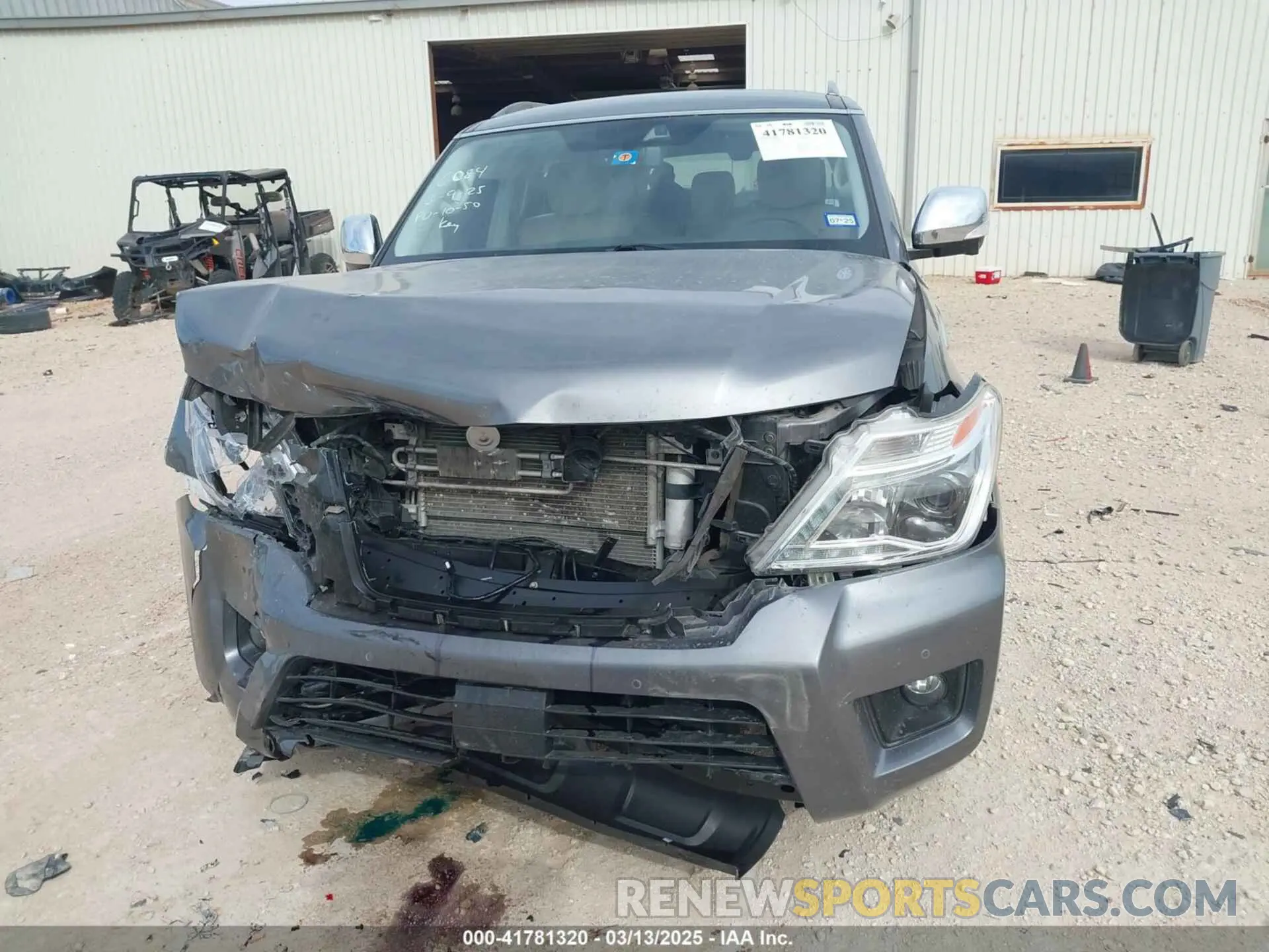 13 Photograph of a damaged car JN8AY2ND0L9106084 NISSAN ARMADA 2020