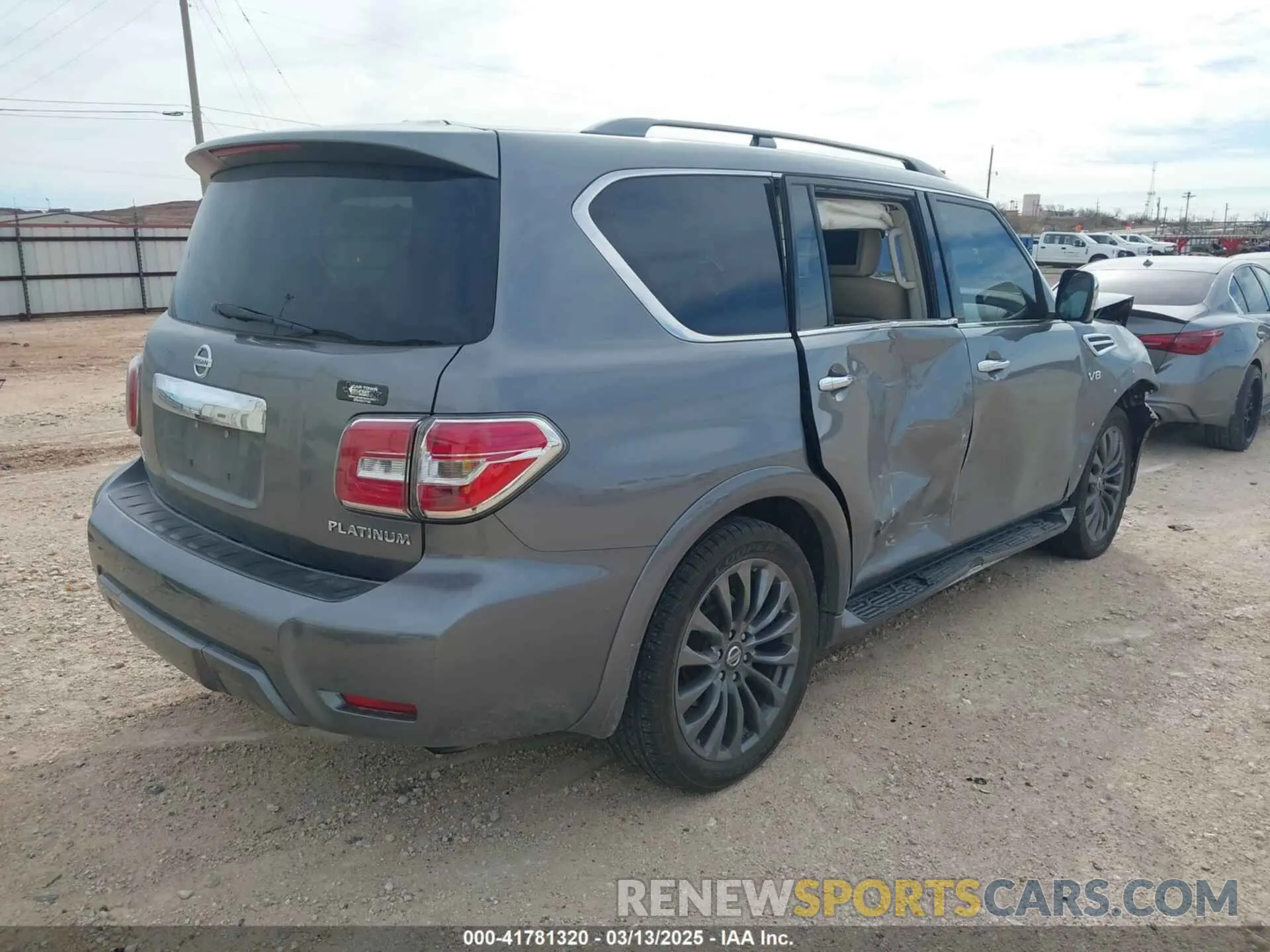4 Photograph of a damaged car JN8AY2ND0L9106084 NISSAN ARMADA 2020