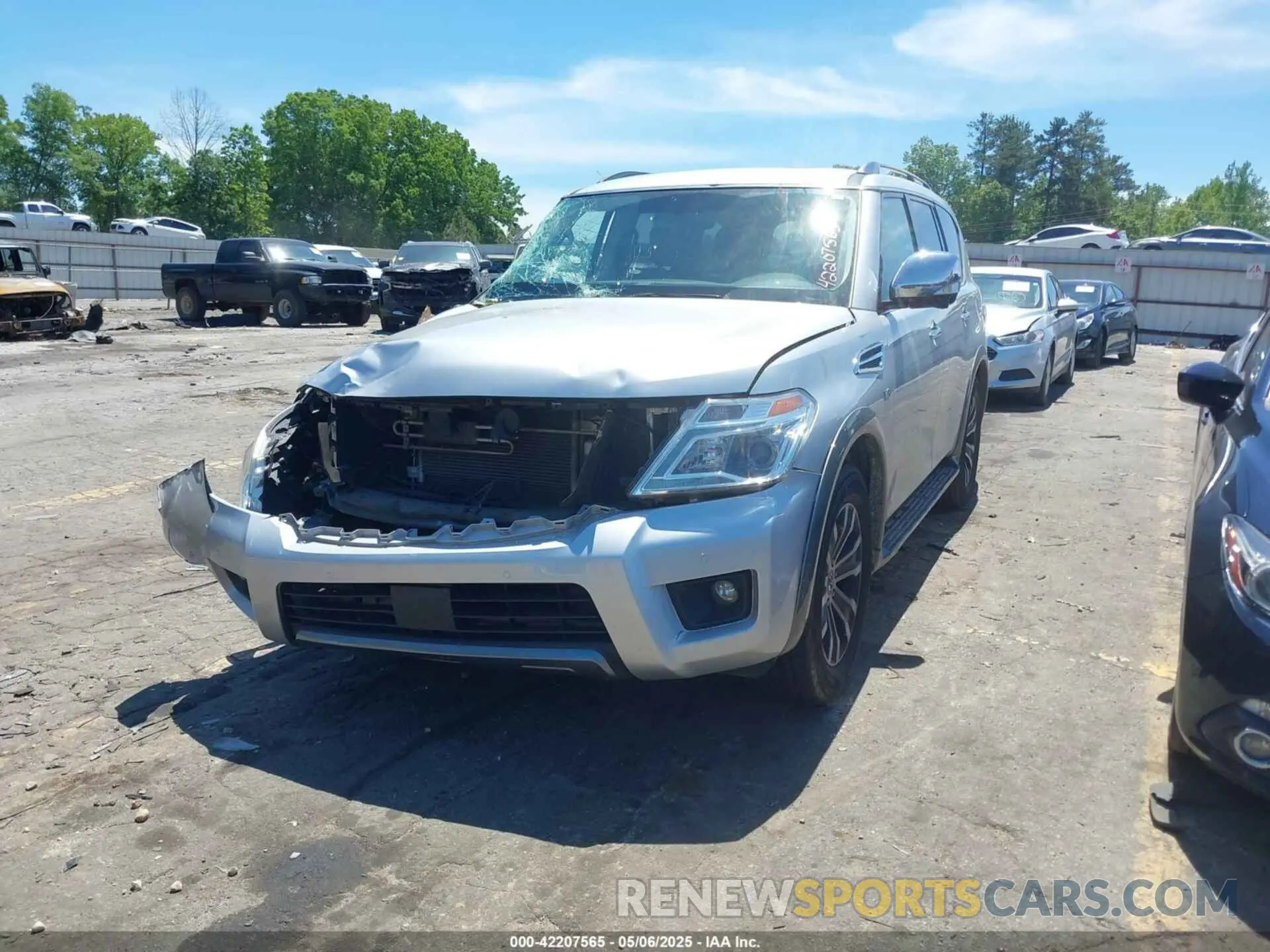 2 Photograph of a damaged car JN8AY2ND1L9108880 NISSAN ARMADA 2020