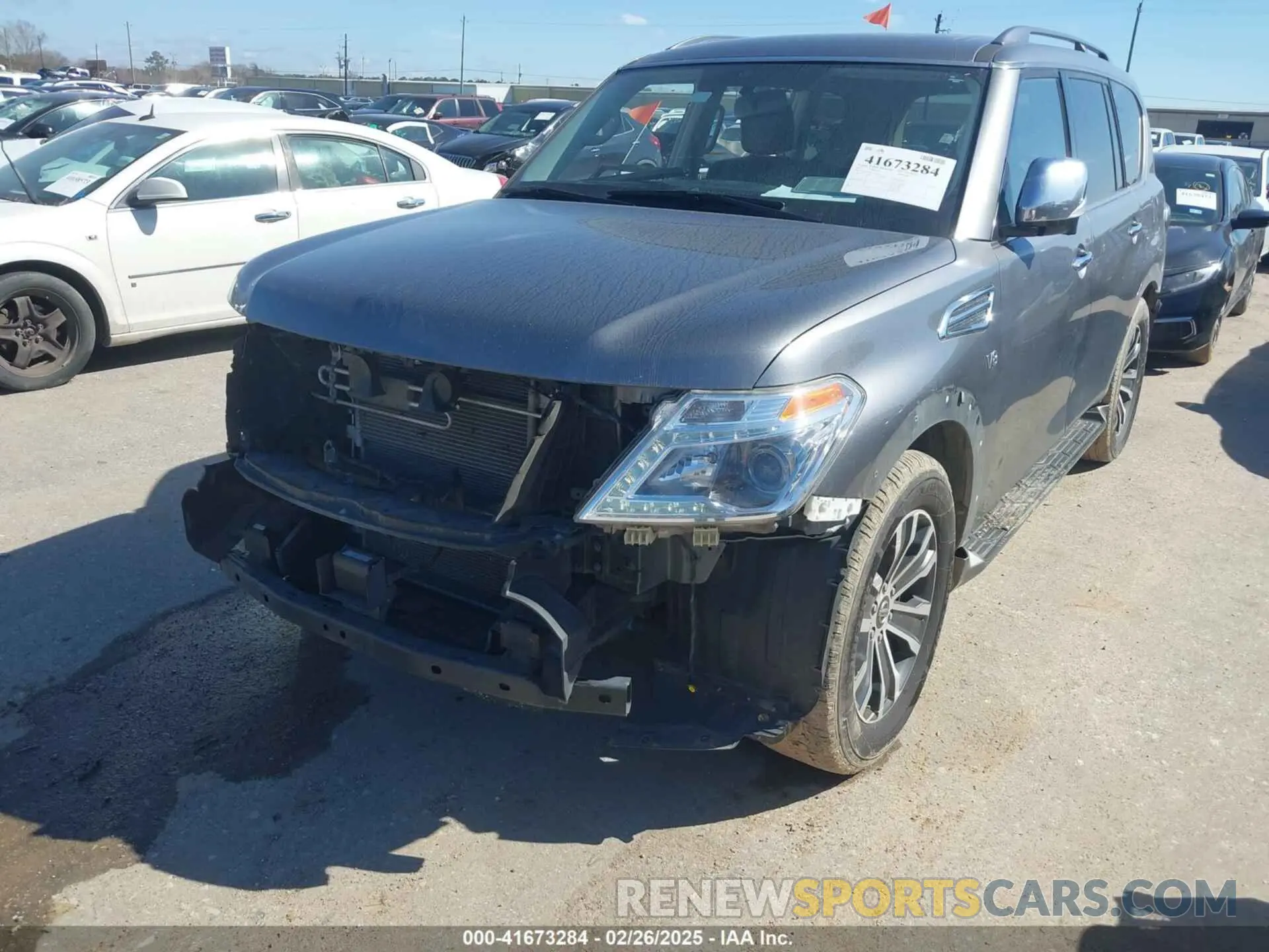 2 Photograph of a damaged car JN8AY2ND2L9110735 NISSAN ARMADA 2020