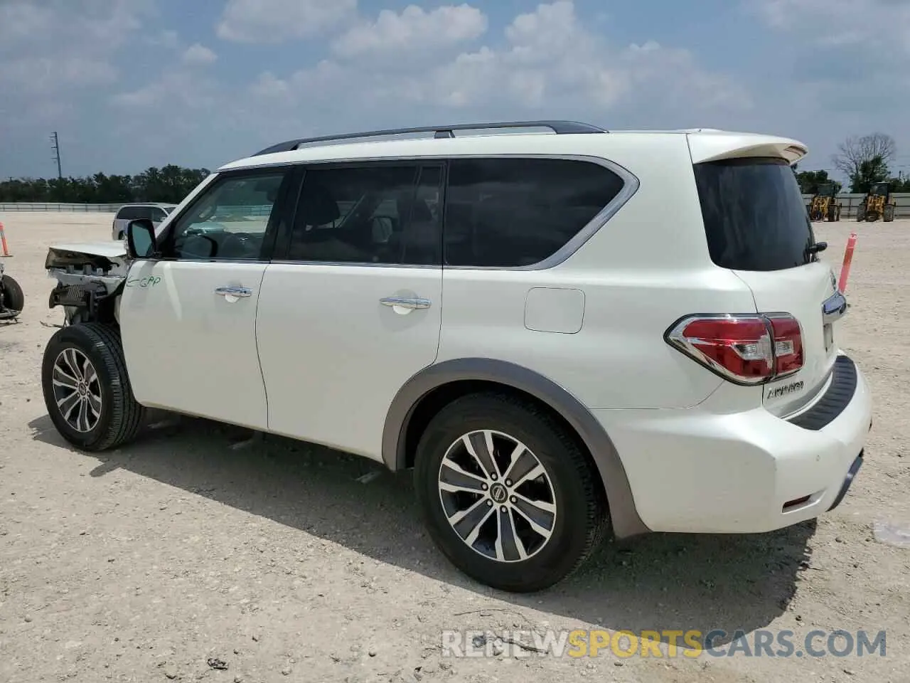 2 Photograph of a damaged car JN8AY2ND2LX017032 NISSAN ARMADA 2020