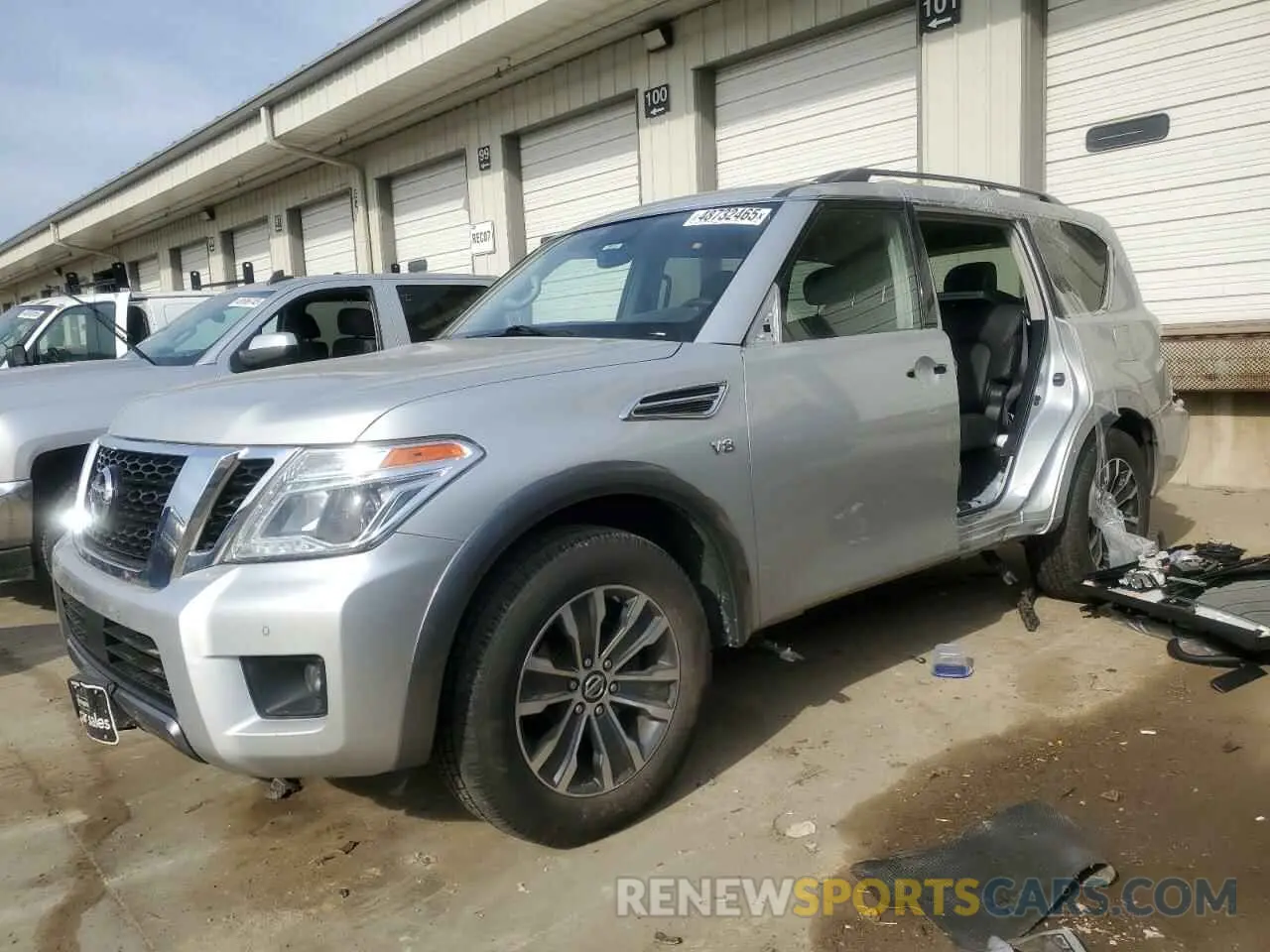 1 Photograph of a damaged car JN8AY2ND3LX016696 NISSAN ARMADA 2020