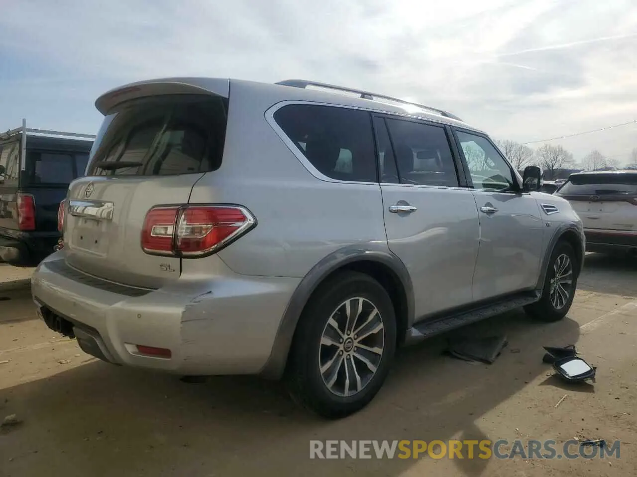 3 Photograph of a damaged car JN8AY2ND3LX016696 NISSAN ARMADA 2020