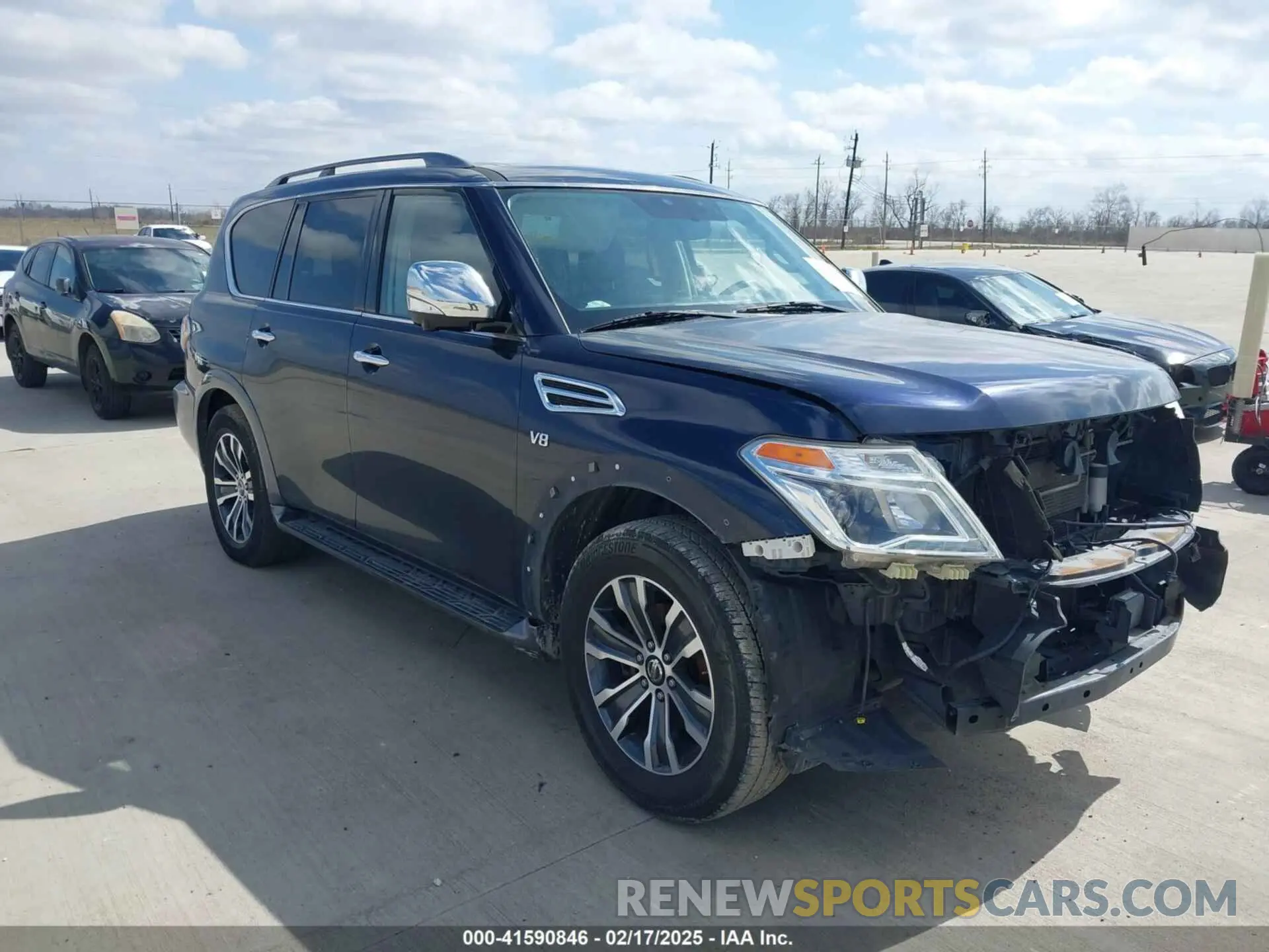 1 Photograph of a damaged car JN8AY2ND4L9108176 NISSAN ARMADA 2020