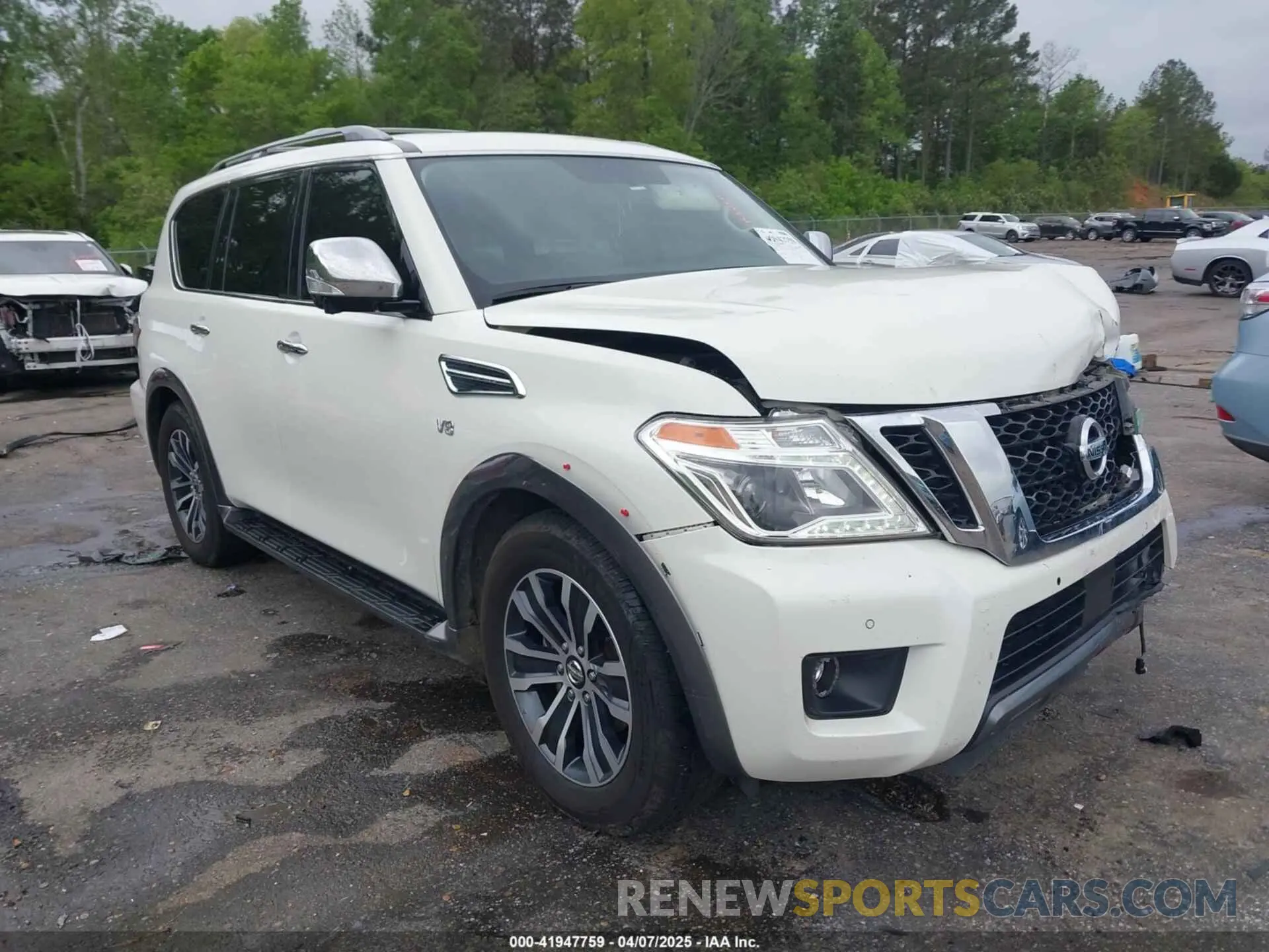 1 Photograph of a damaged car JN8AY2ND4L9111336 NISSAN ARMADA 2020