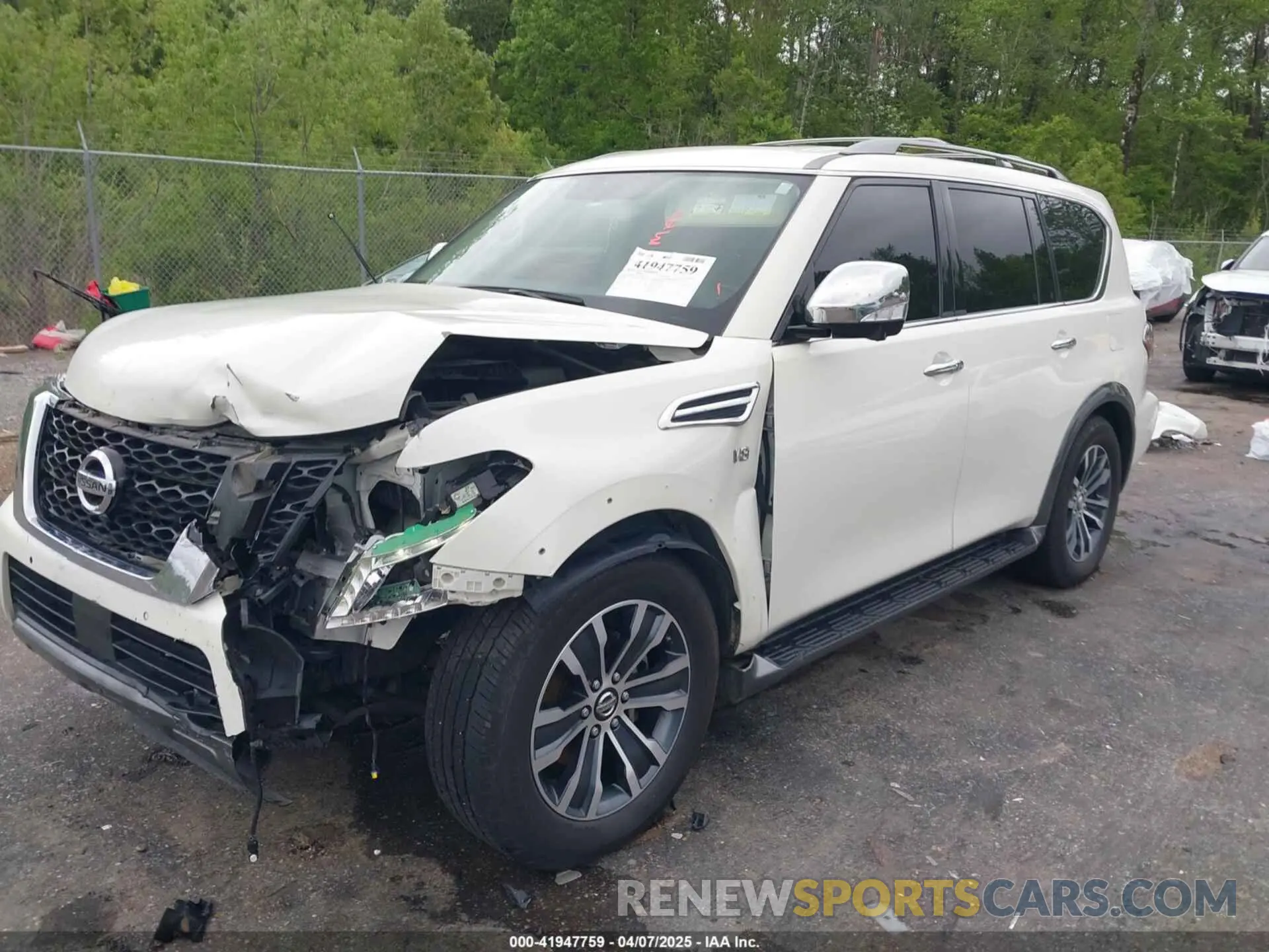 2 Photograph of a damaged car JN8AY2ND4L9111336 NISSAN ARMADA 2020