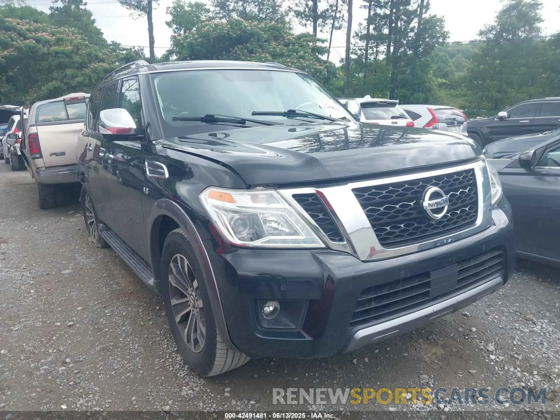 1 Photograph of a damaged car JN8AY2ND5LX017591 NISSAN ARMADA 2020