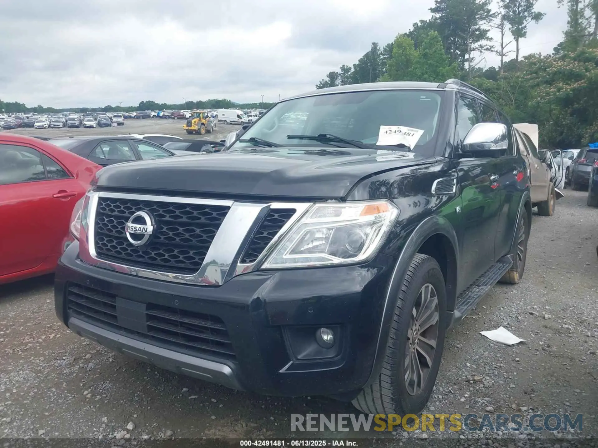 2 Photograph of a damaged car JN8AY2ND5LX017591 NISSAN ARMADA 2020