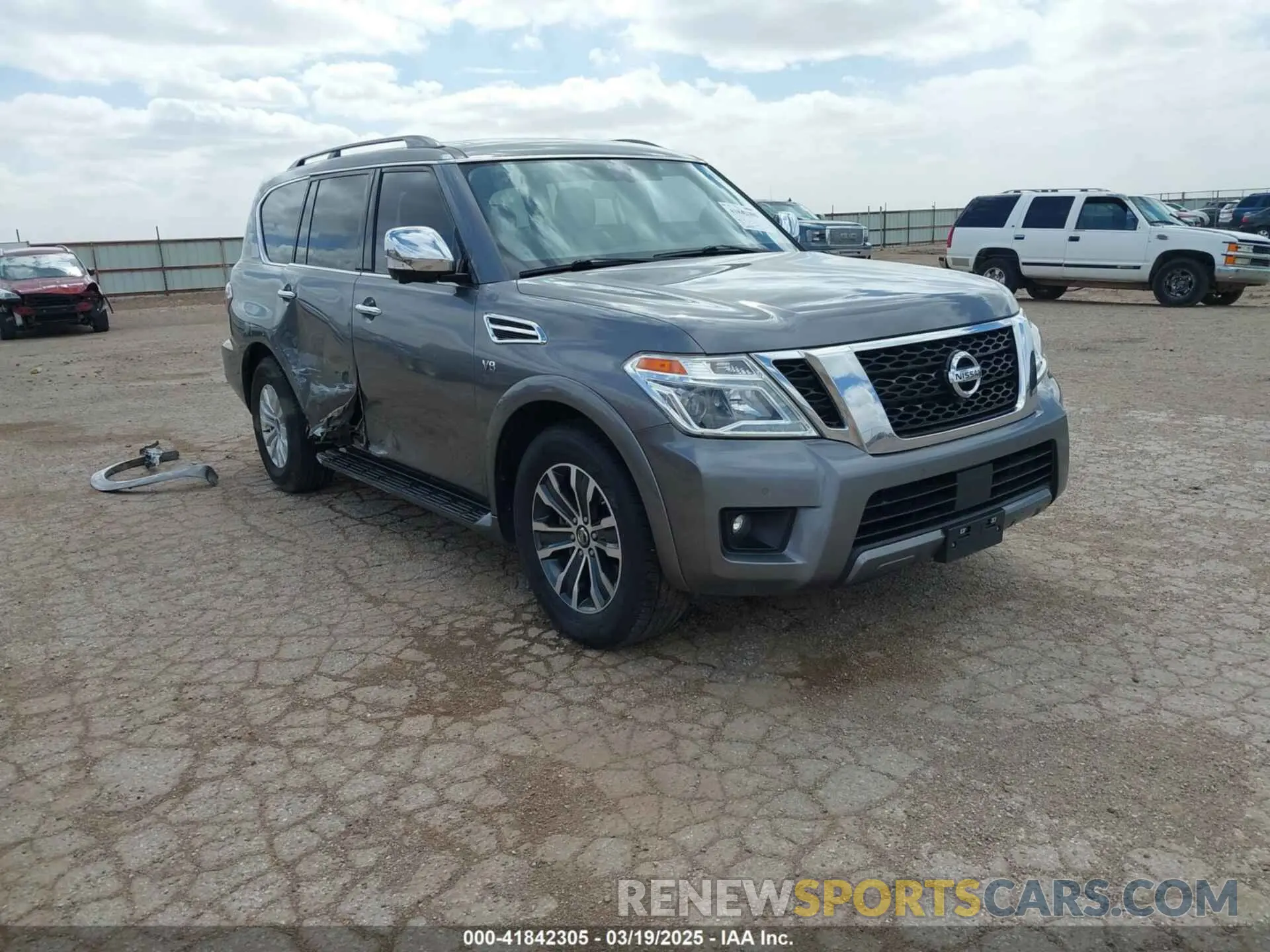 1 Photograph of a damaged car JN8AY2ND5LX017896 NISSAN ARMADA 2020