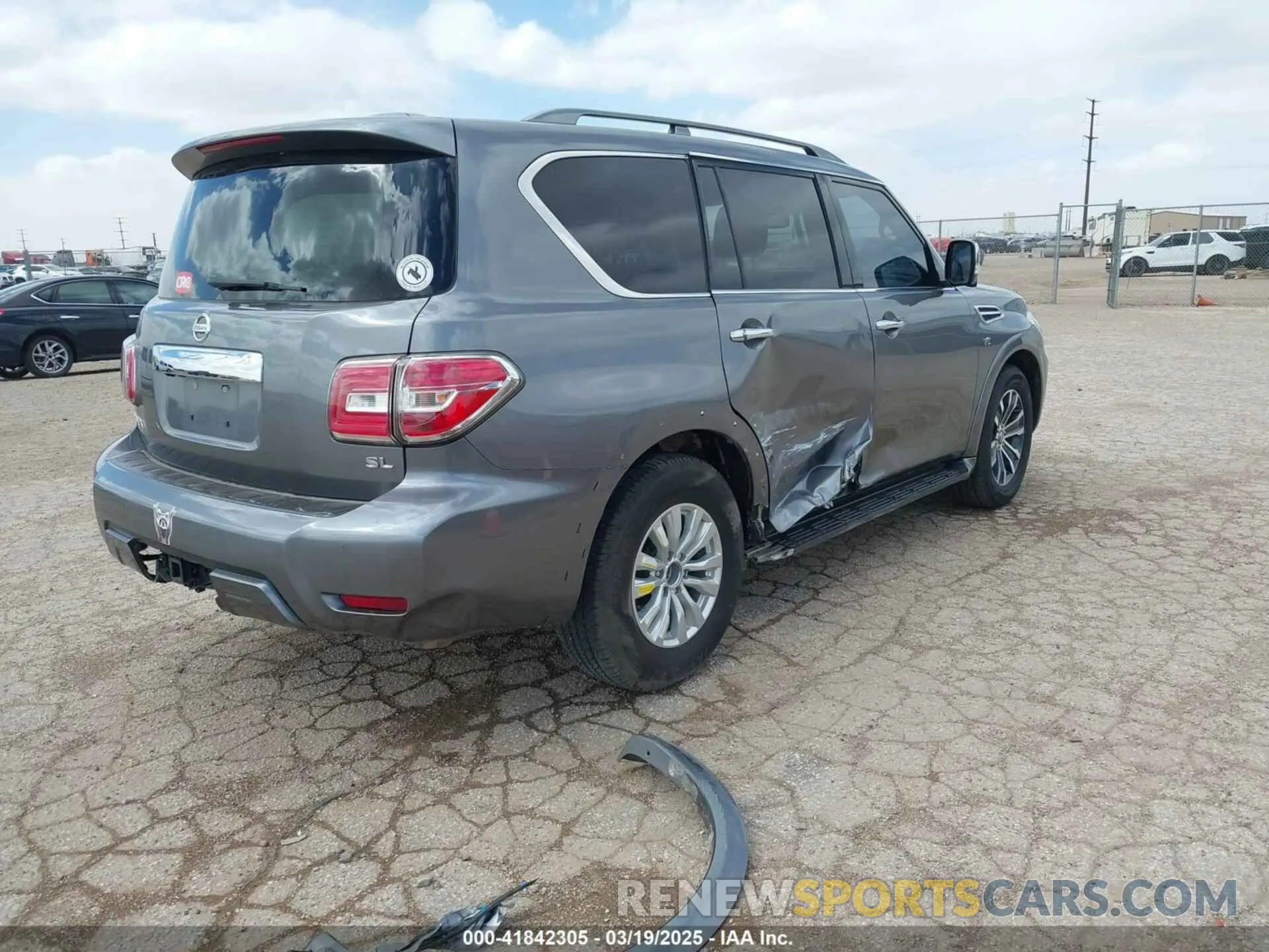 4 Photograph of a damaged car JN8AY2ND5LX017896 NISSAN ARMADA 2020