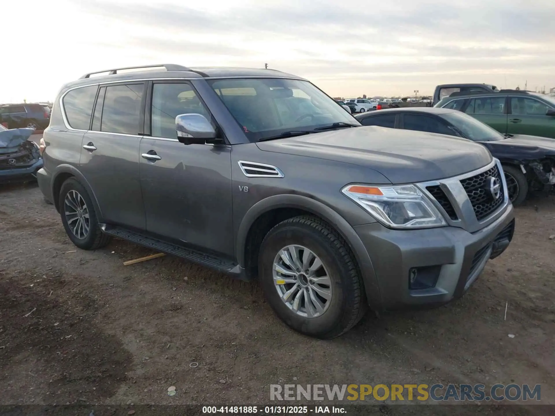 1 Photograph of a damaged car JN8AY2ND7LX015227 NISSAN ARMADA 2020