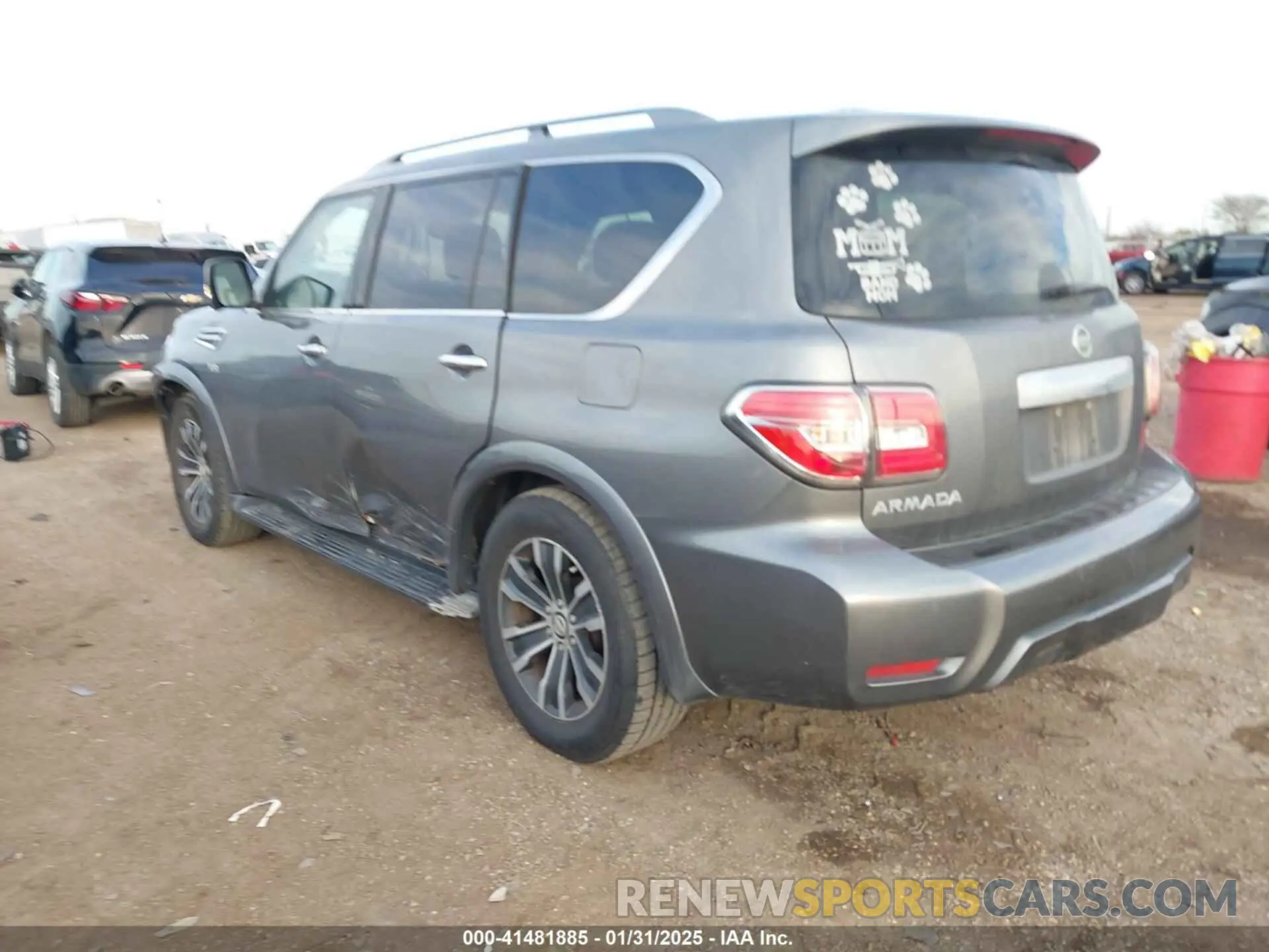 3 Photograph of a damaged car JN8AY2ND7LX015227 NISSAN ARMADA 2020