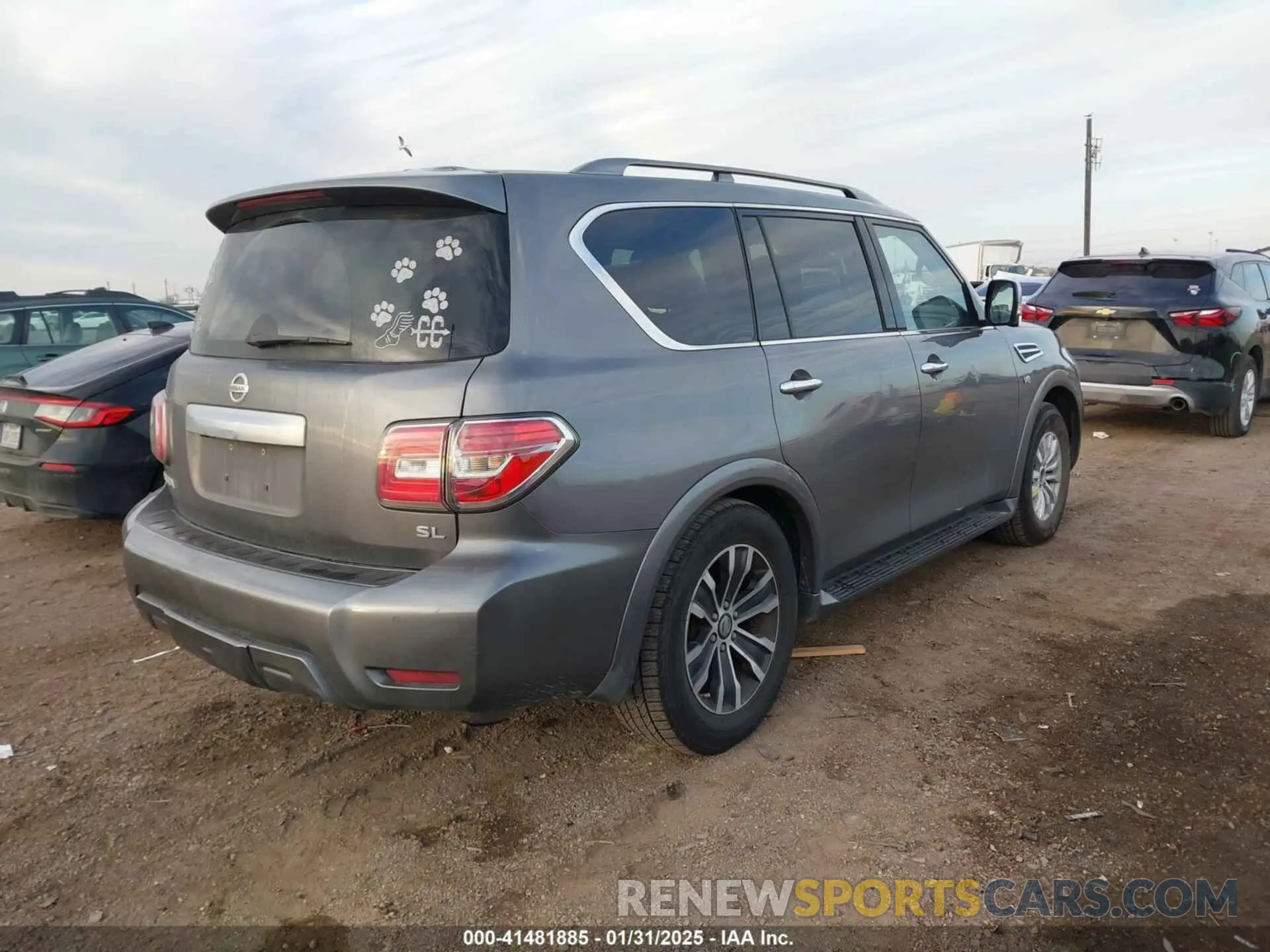 4 Photograph of a damaged car JN8AY2ND7LX015227 NISSAN ARMADA 2020