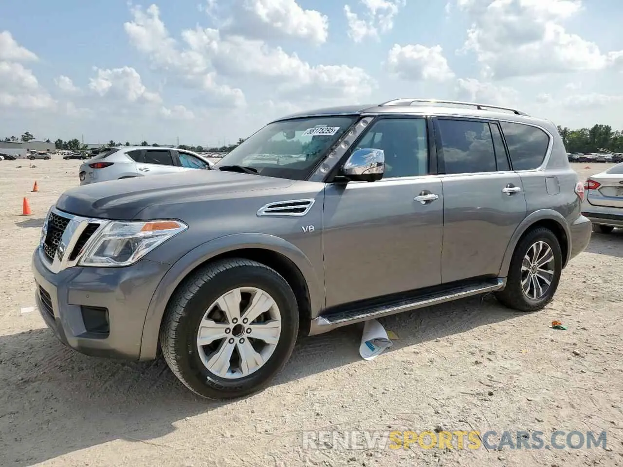 1 Photograph of a damaged car JN8AY2ND8LX015043 NISSAN ARMADA 2020