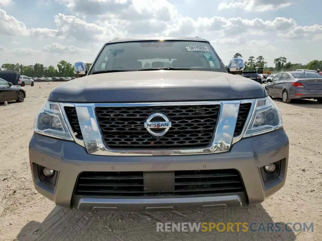 5 Photograph of a damaged car JN8AY2ND8LX015043 NISSAN ARMADA 2020