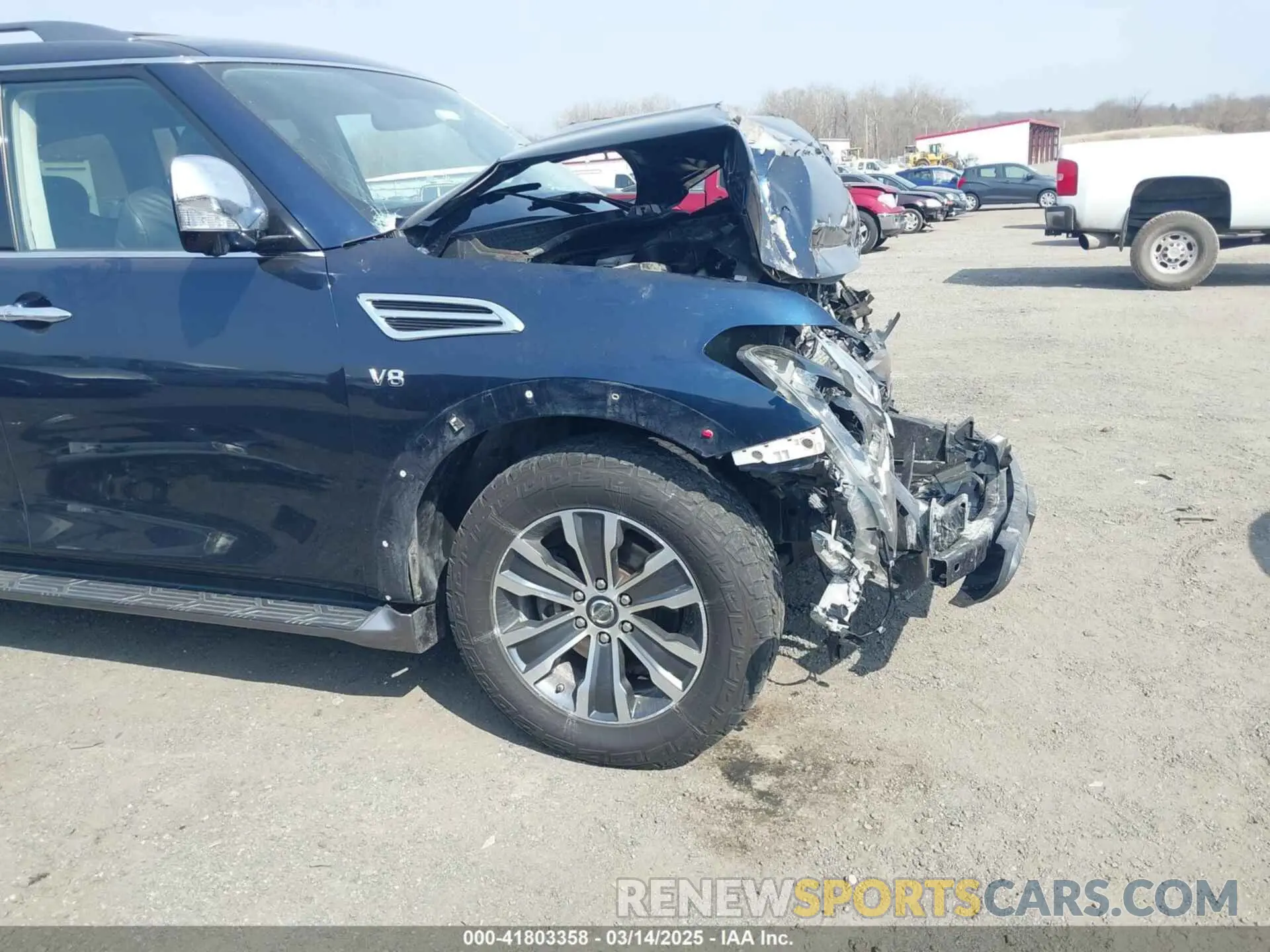 6 Photograph of a damaged car JN8AY2NDXLX017988 NISSAN ARMADA 2020