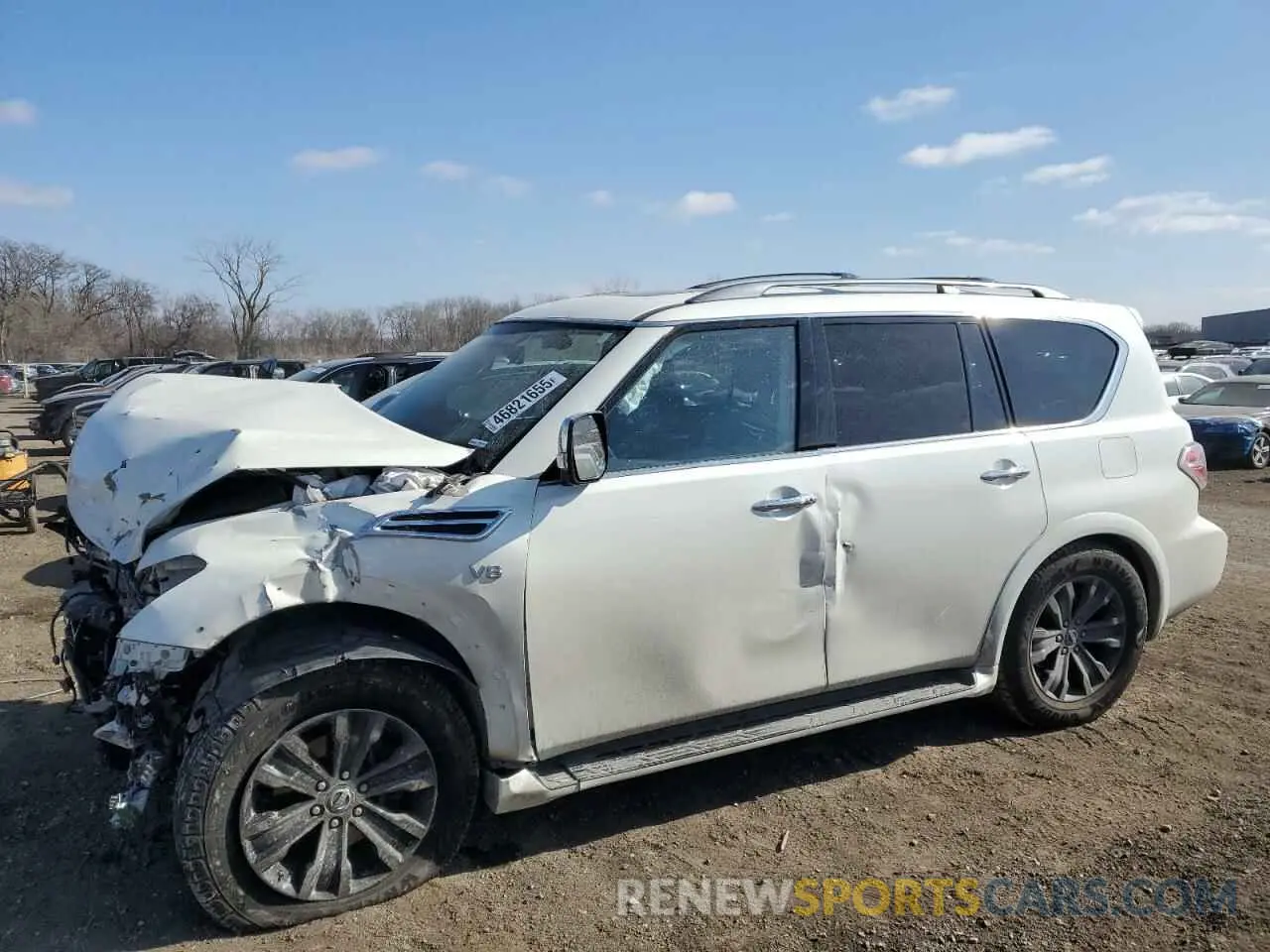 1 Photograph of a damaged car JN8AY2NE0L9781880 NISSAN ARMADA 2020