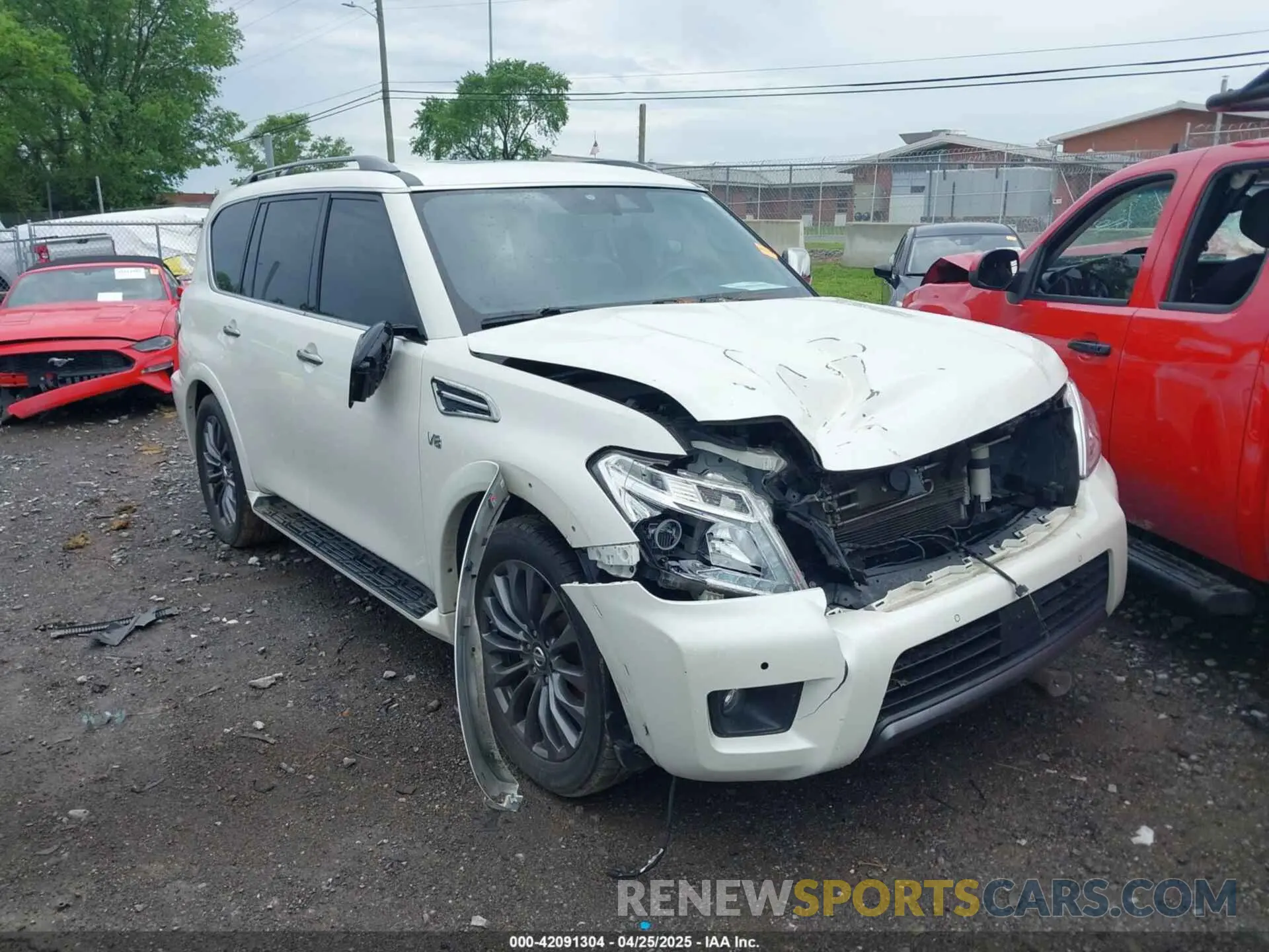 1 Photograph of a damaged car JN8AY2NE5L9781972 NISSAN ARMADA 2020