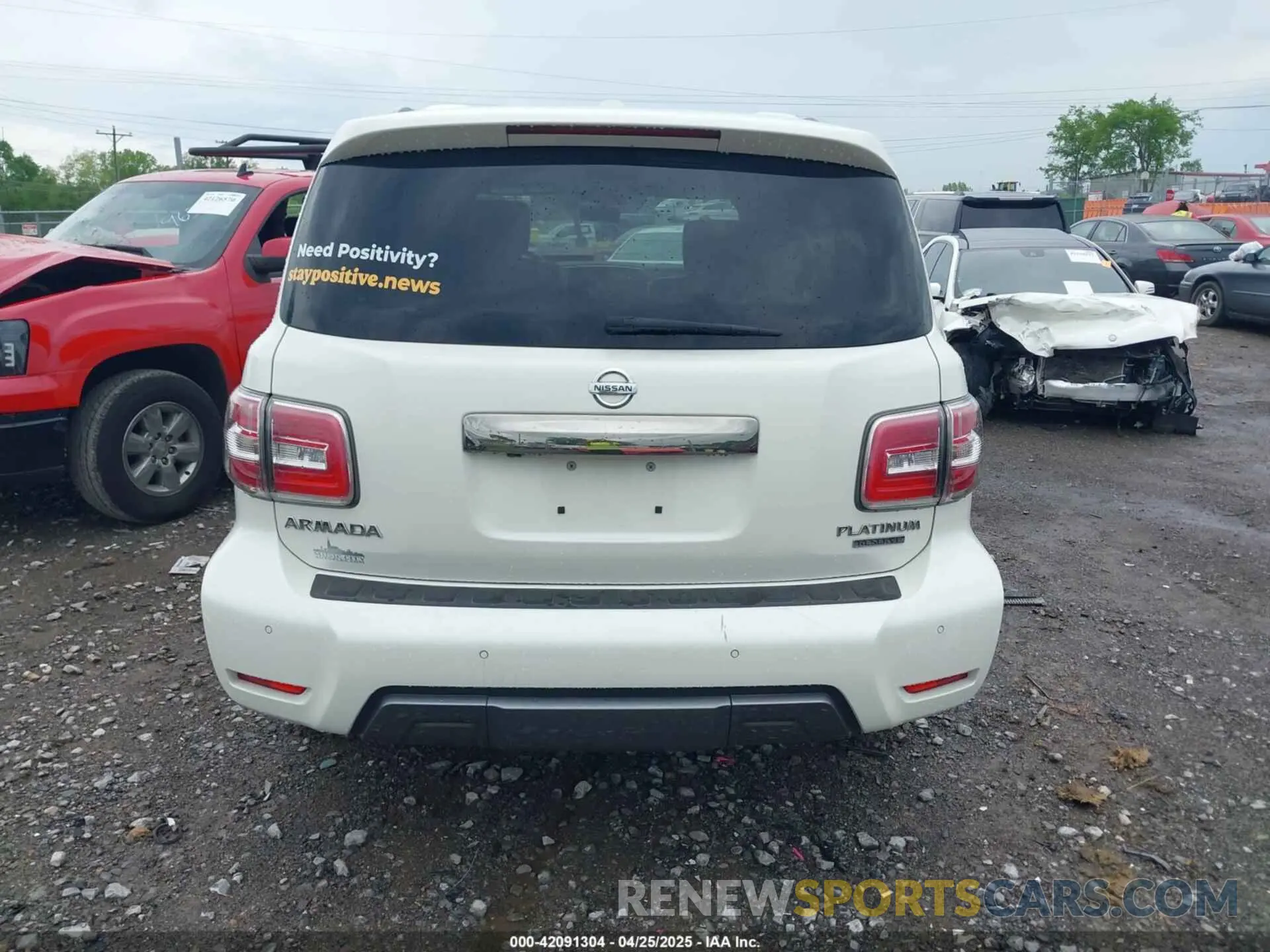 16 Photograph of a damaged car JN8AY2NE5L9781972 NISSAN ARMADA 2020