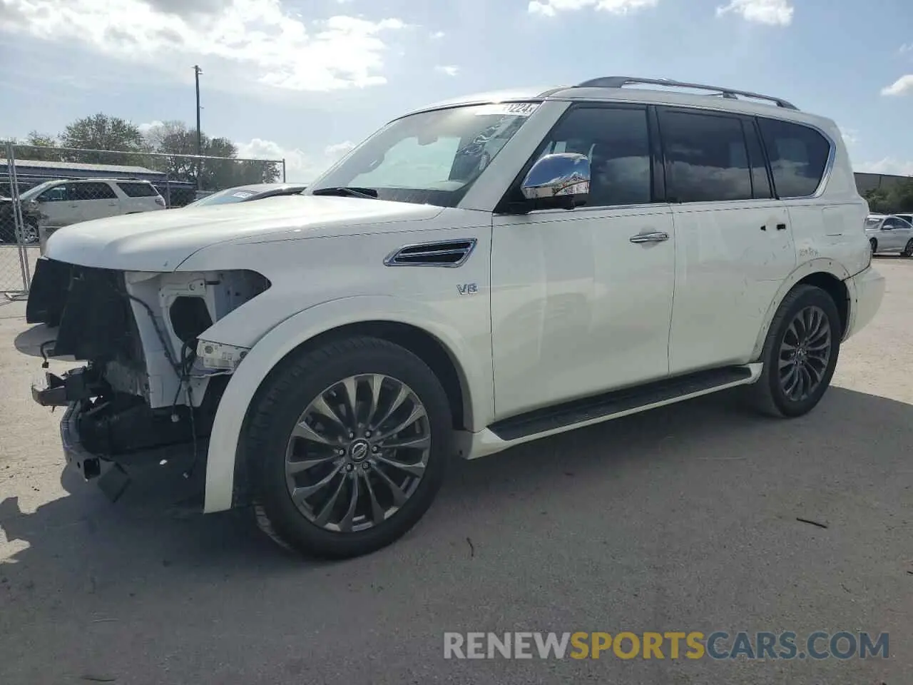 1 Photograph of a damaged car JN8AY2NF5L9360651 NISSAN ARMADA 2020