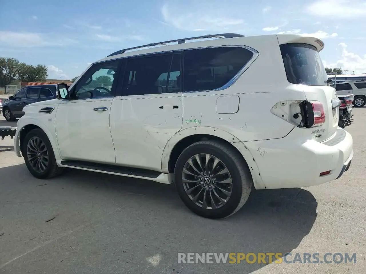 2 Photograph of a damaged car JN8AY2NF5L9360651 NISSAN ARMADA 2020