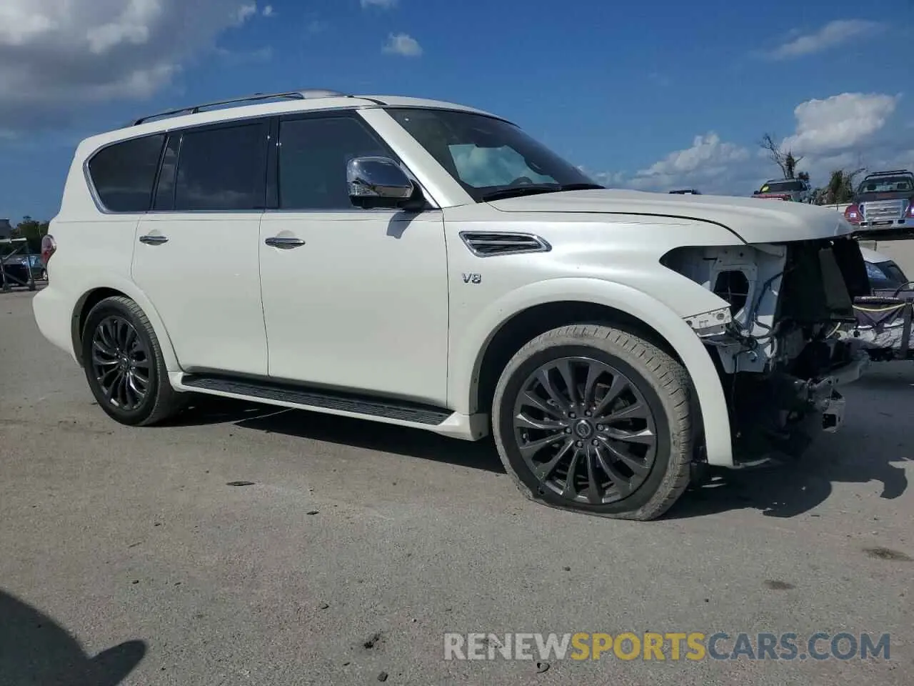 4 Photograph of a damaged car JN8AY2NF5L9360651 NISSAN ARMADA 2020