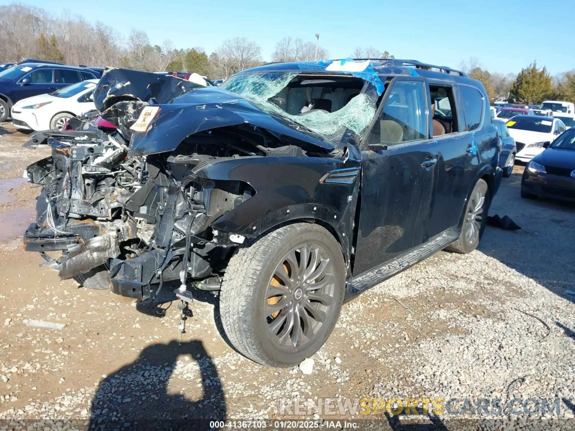 2 Photograph of a damaged car JN8AY2NF7L9360568 NISSAN ARMADA 2020