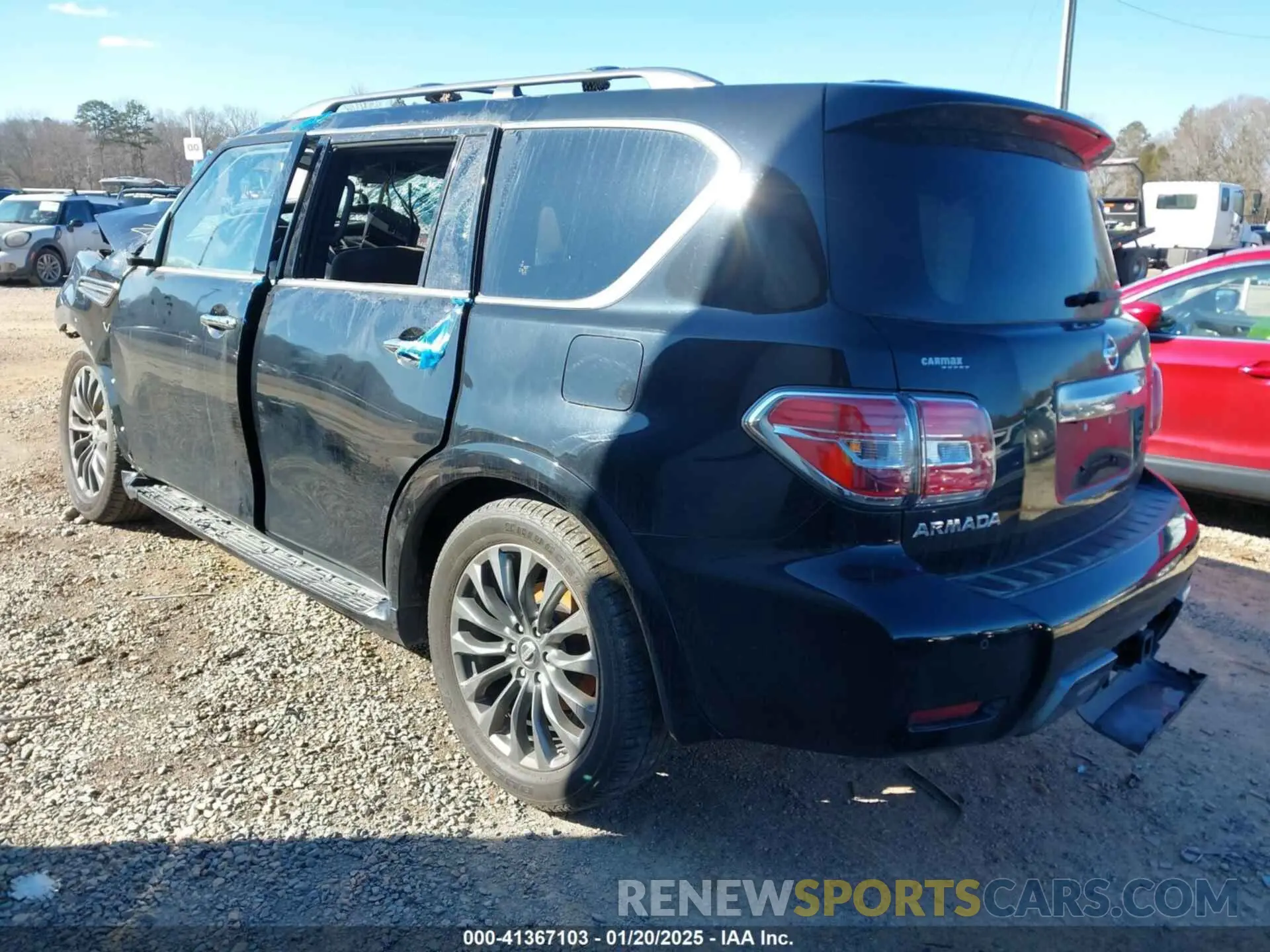 3 Photograph of a damaged car JN8AY2NF7L9360568 NISSAN ARMADA 2020