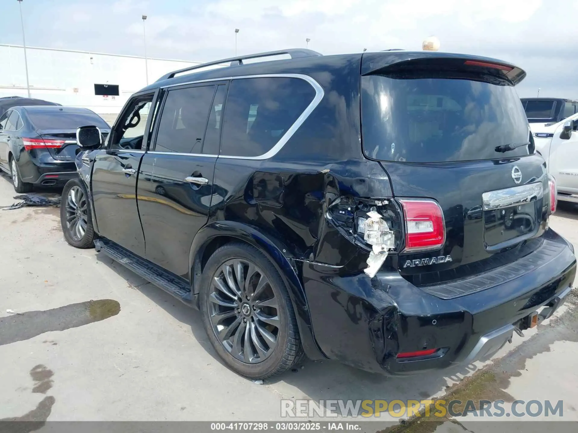 3 Photograph of a damaged car JN8AY2NF9L9360524 NISSAN ARMADA 2020