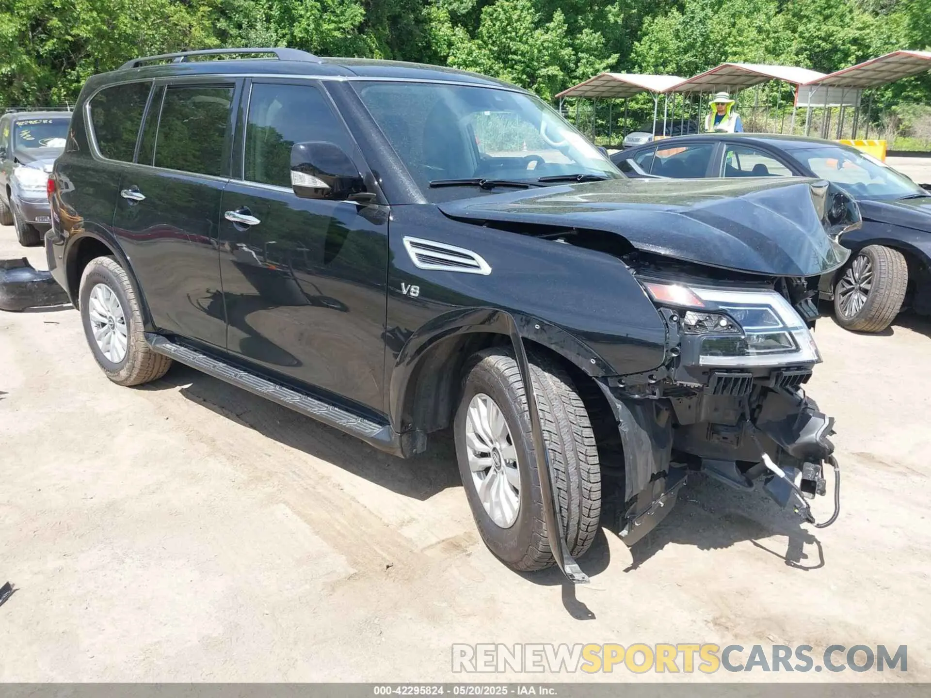1 Photograph of a damaged car JN8AY2AC6M9147642 NISSAN ARMADA 2021