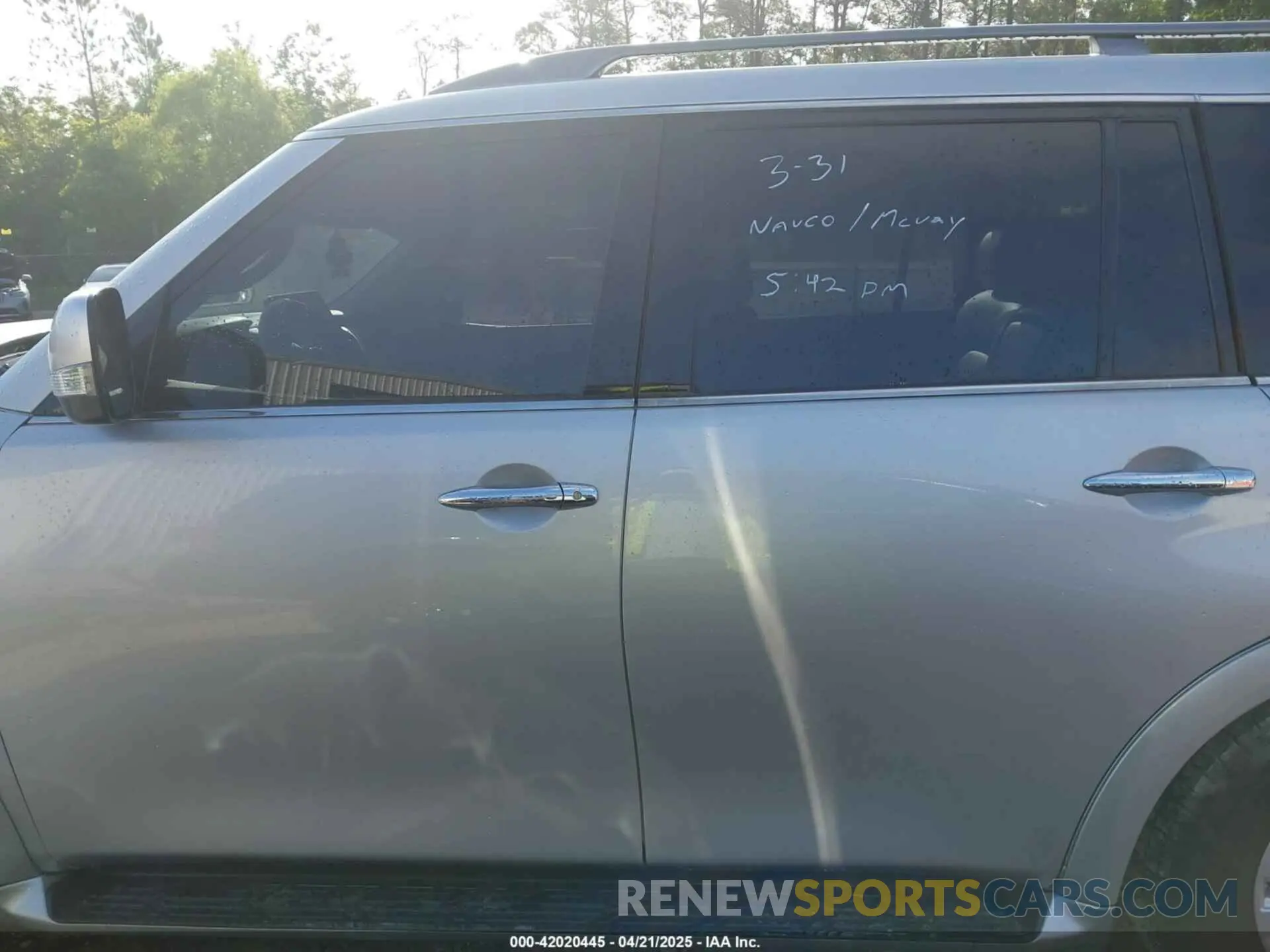 14 Photograph of a damaged car JN8AY2AC7M9146242 NISSAN ARMADA 2021