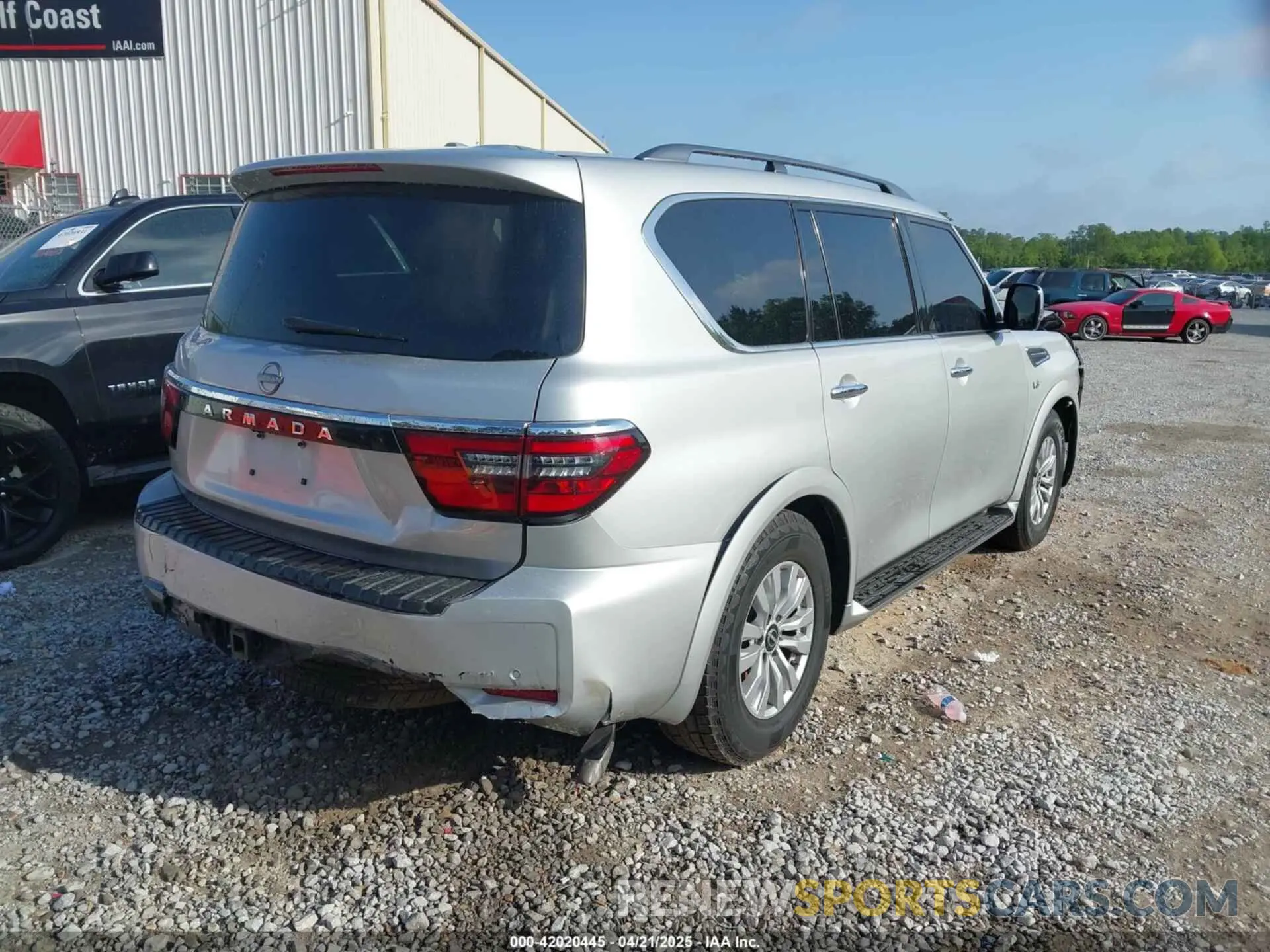 4 Photograph of a damaged car JN8AY2AC7M9146242 NISSAN ARMADA 2021