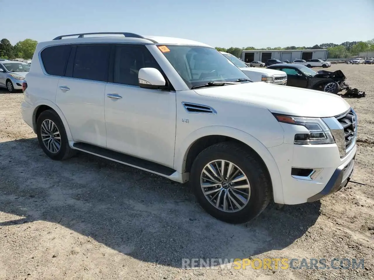 4 Photograph of a damaged car JN8AY2AC9M9147084 NISSAN ARMADA 2021