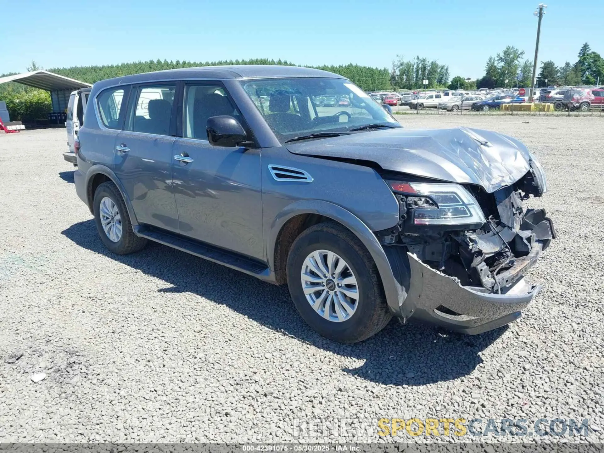 1 Photograph of a damaged car JN8AY2AD4M9662096 NISSAN ARMADA 2021