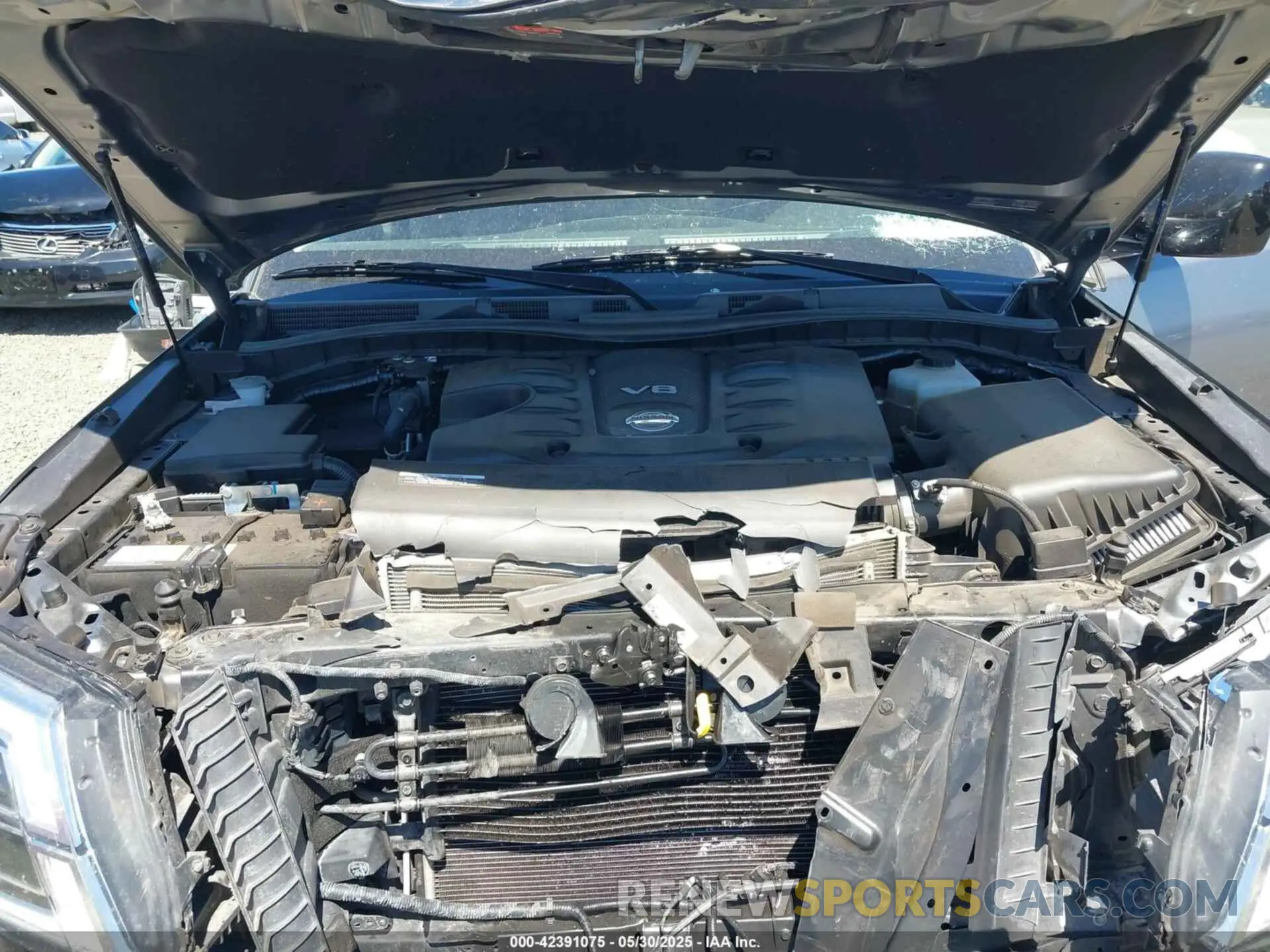 10 Photograph of a damaged car JN8AY2AD4M9662096 NISSAN ARMADA 2021