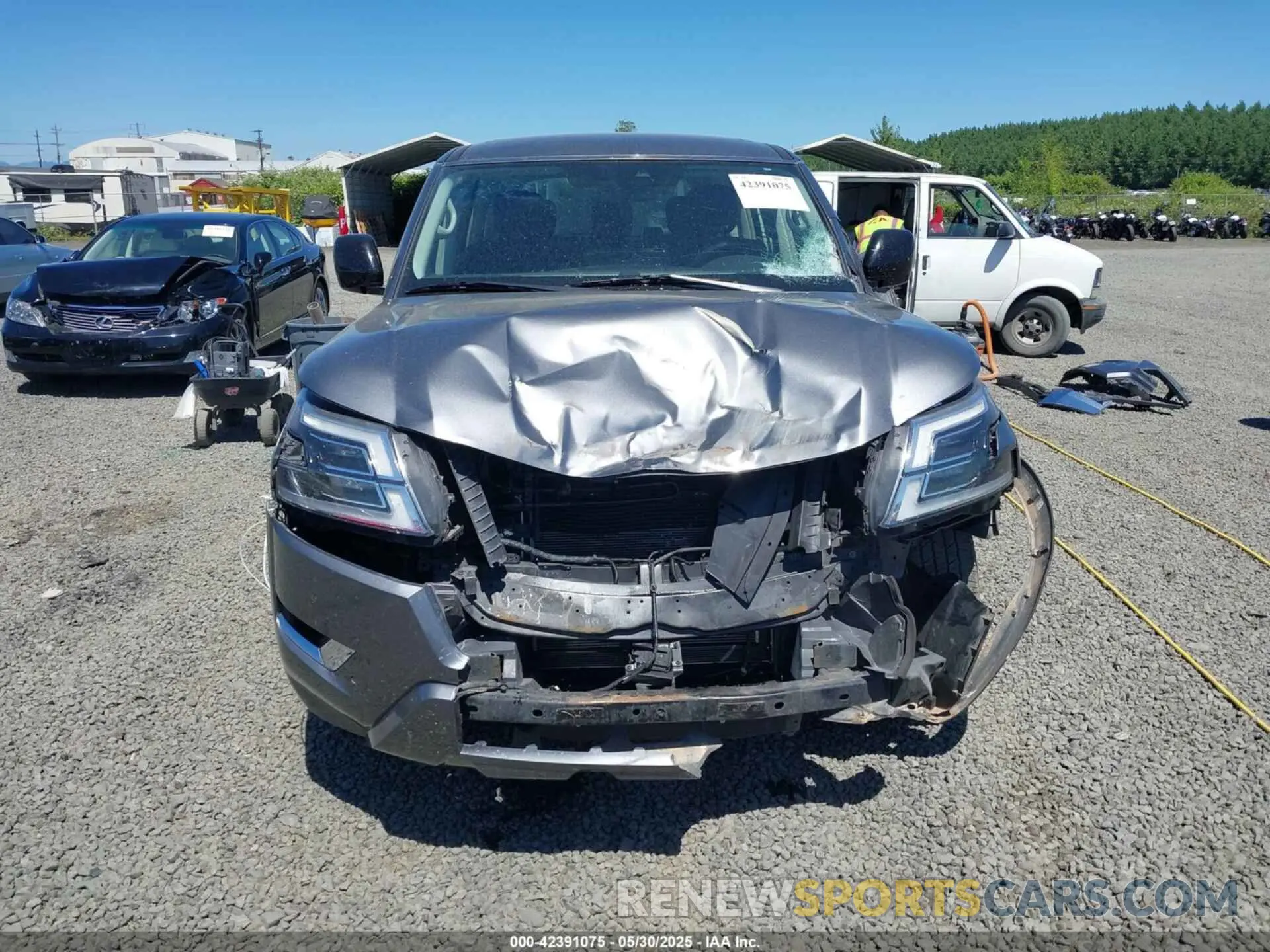 13 Photograph of a damaged car JN8AY2AD4M9662096 NISSAN ARMADA 2021