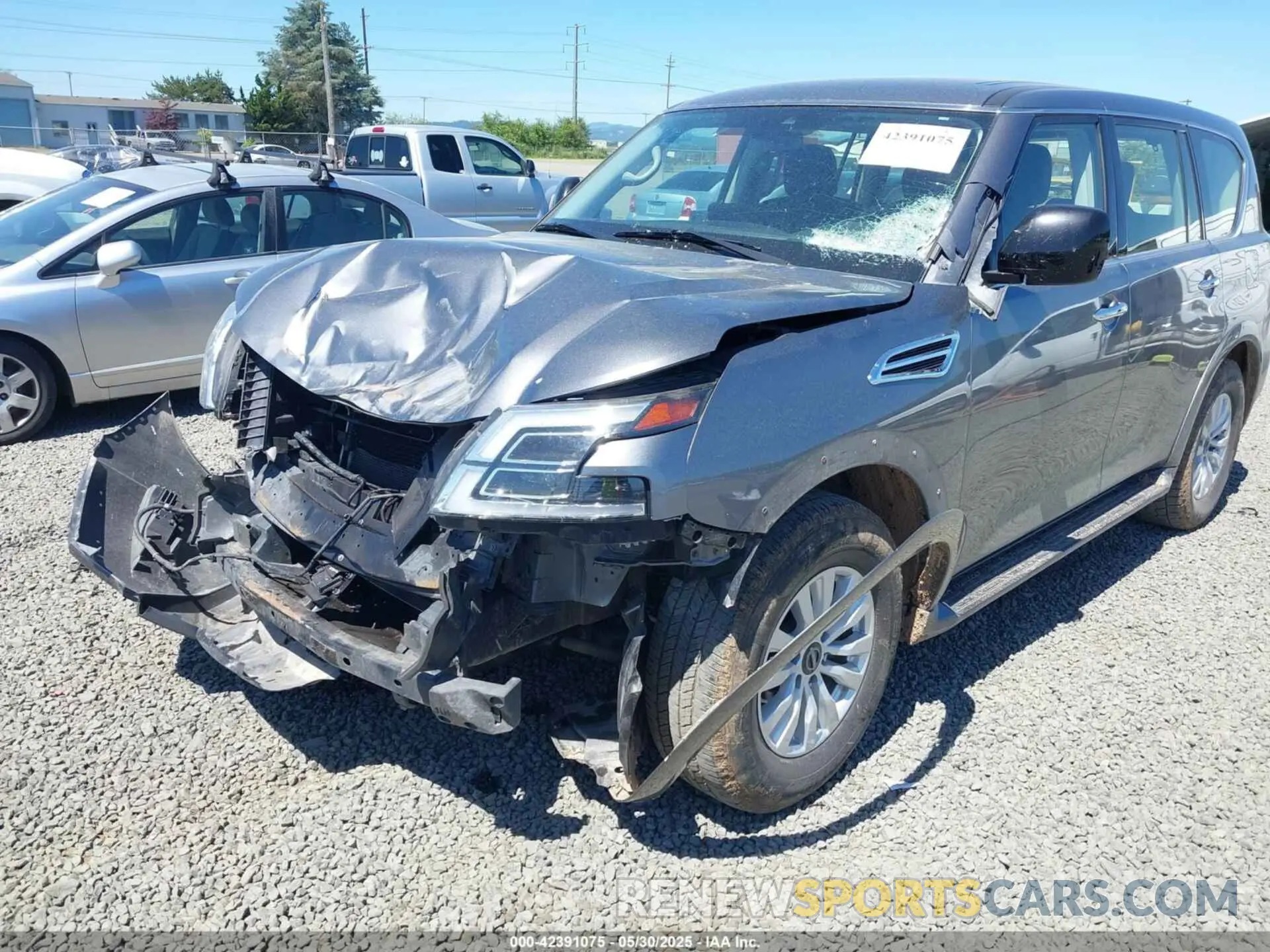 18 Photograph of a damaged car JN8AY2AD4M9662096 NISSAN ARMADA 2021