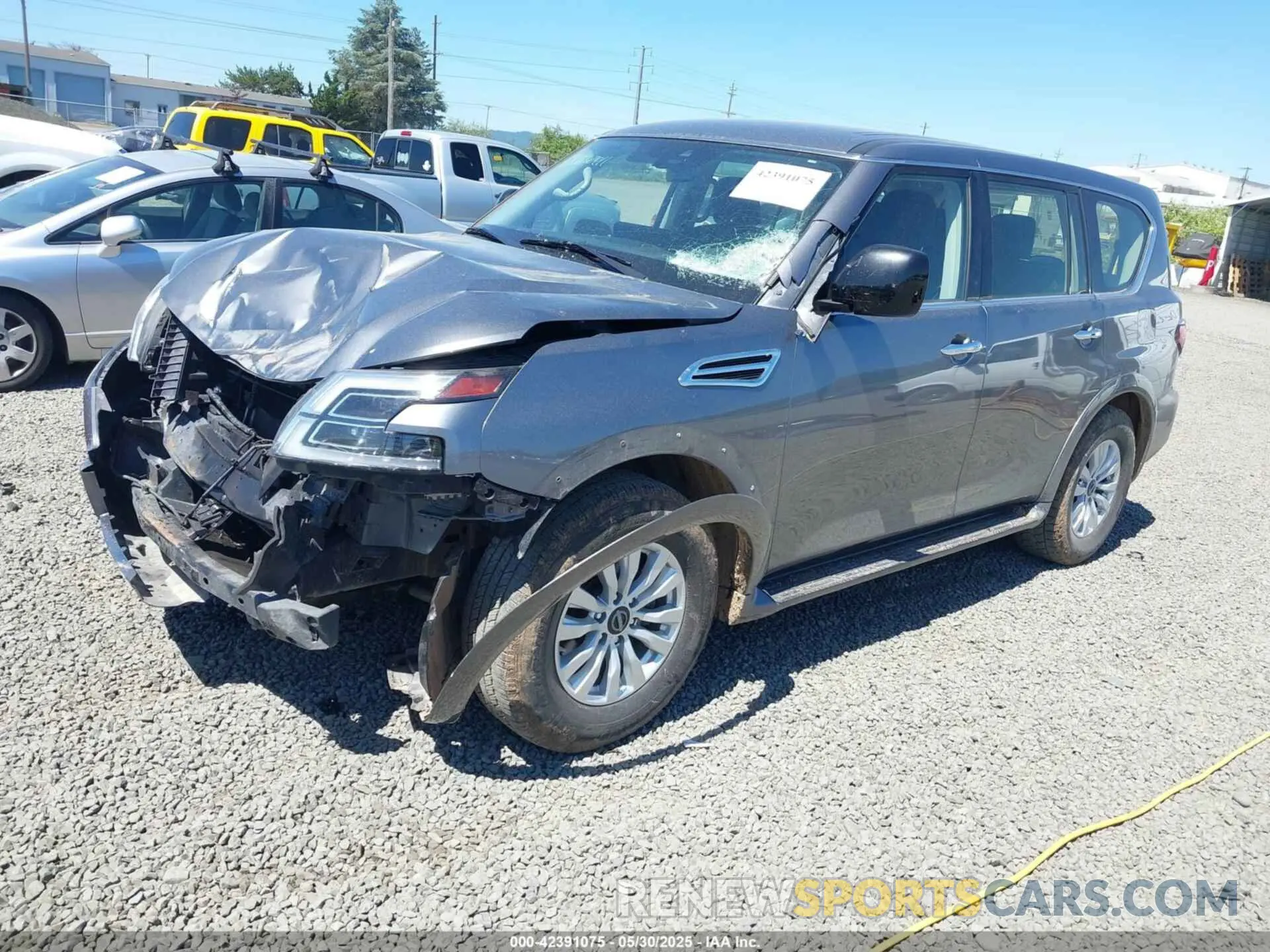 2 Photograph of a damaged car JN8AY2AD4M9662096 NISSAN ARMADA 2021