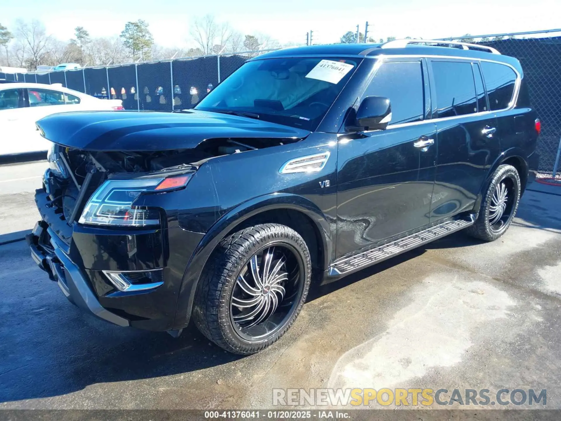2 Photograph of a damaged car JN8AY2BA1M9370040 NISSAN ARMADA 2021
