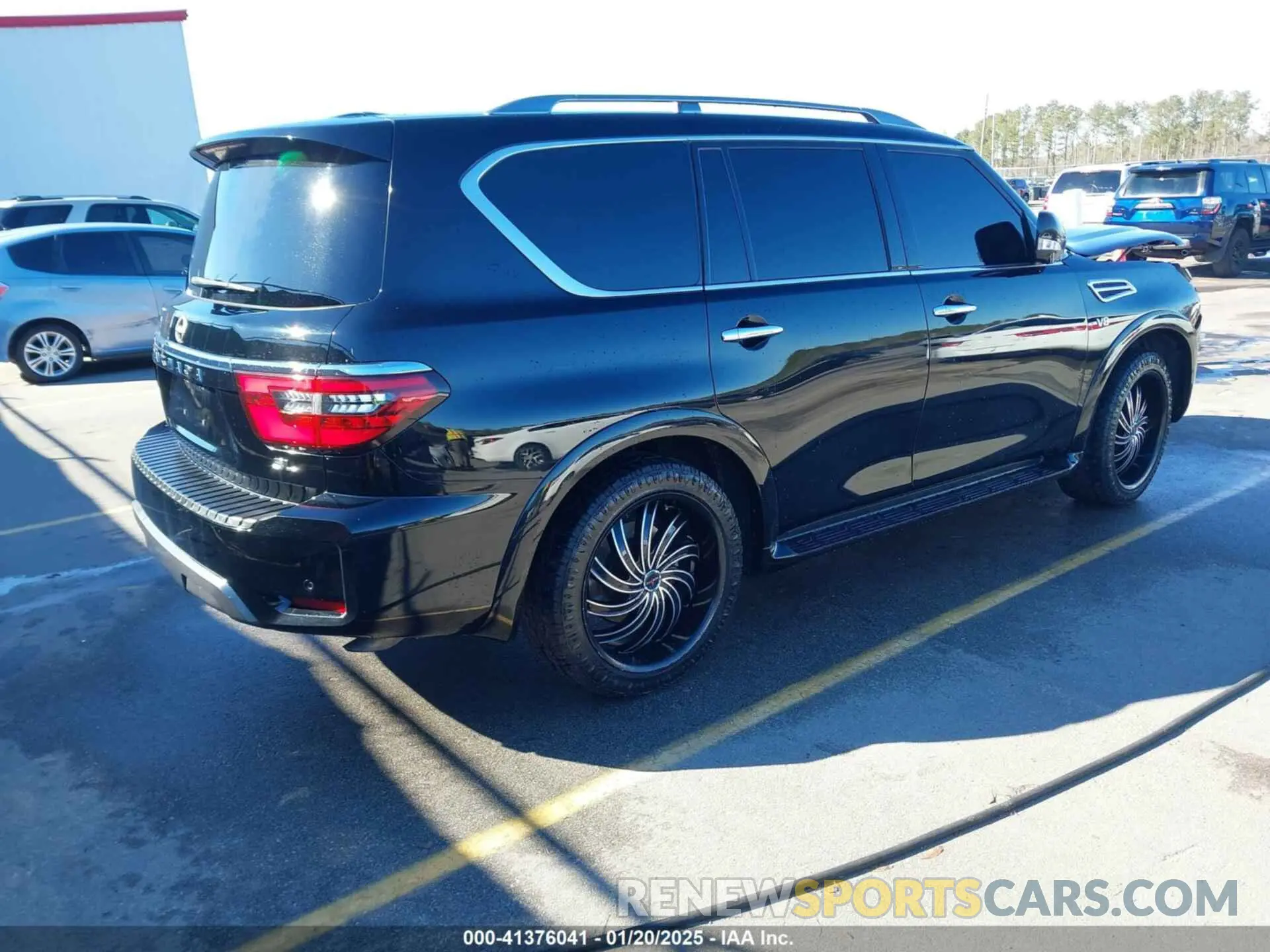 4 Photograph of a damaged car JN8AY2BA1M9370040 NISSAN ARMADA 2021