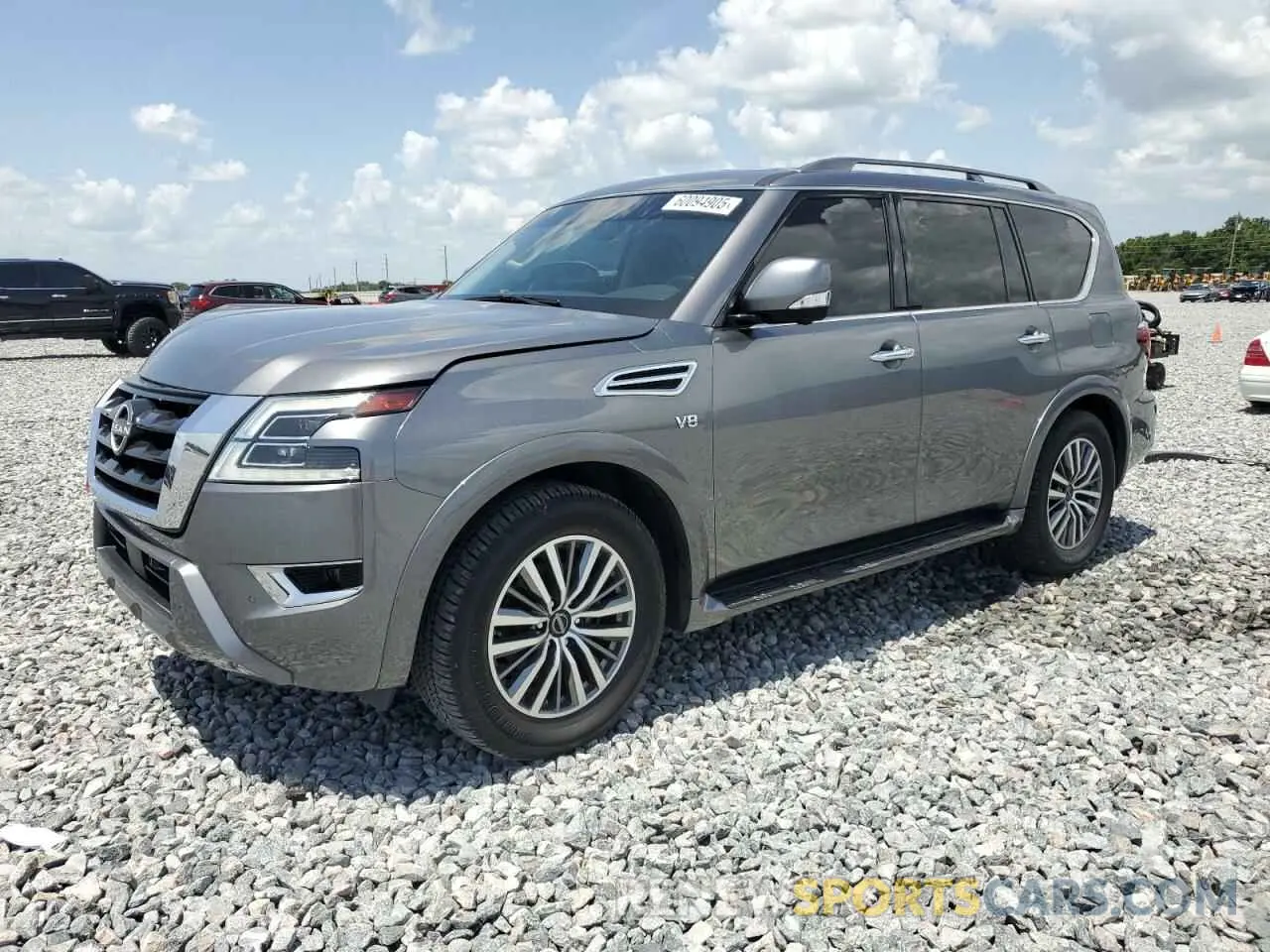 1 Photograph of a damaged car JN8AY2BA3M9372887 NISSAN ARMADA 2021